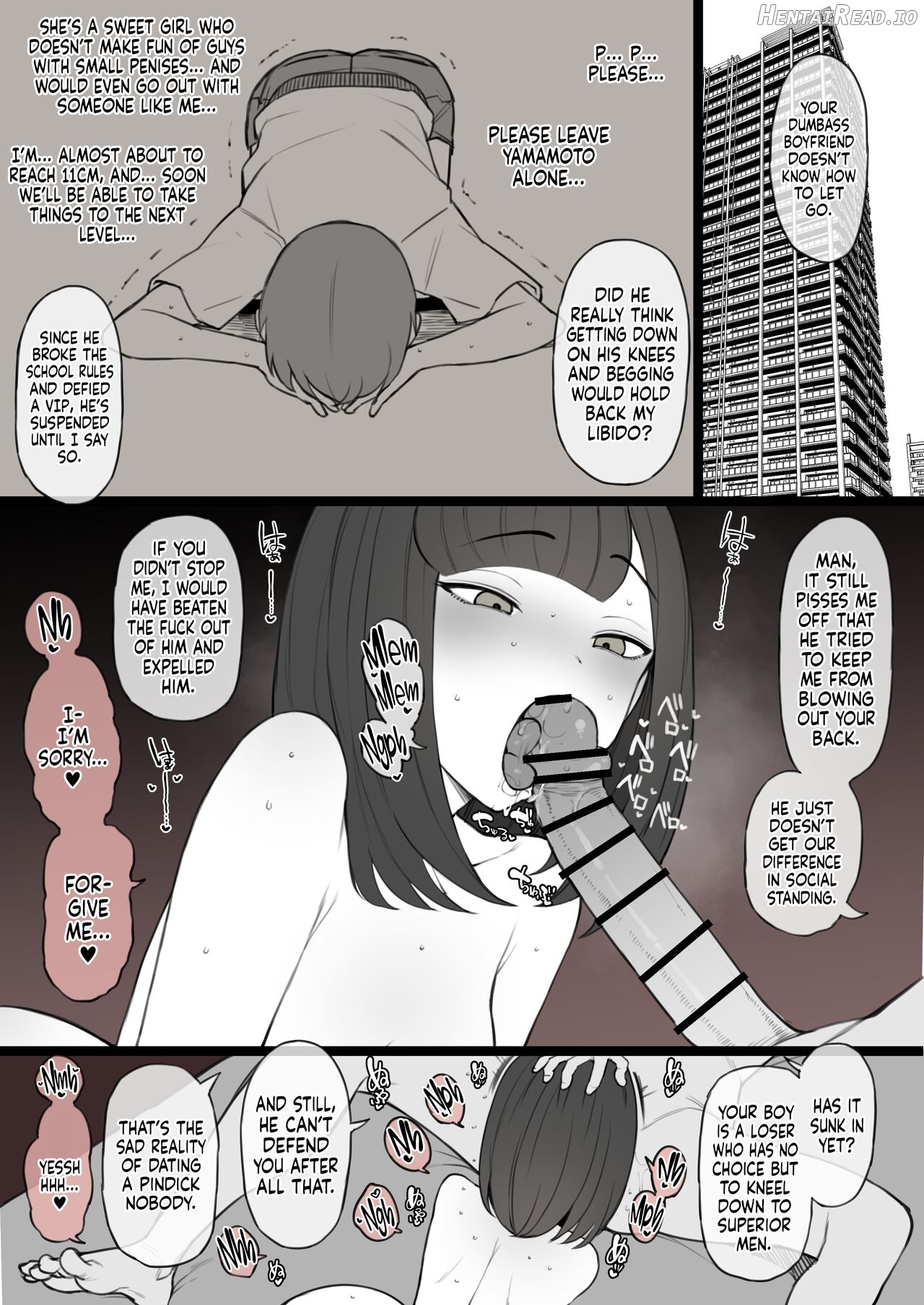 Penis no Dekasa de Subete ga Kimaru Sekai de Sochin no Boku ga Kisekiteki ni Te ni Ireta Kanojo wa Touzen no You ni Dekachin ni Netorarete Owaru Chapter 1 - page 9