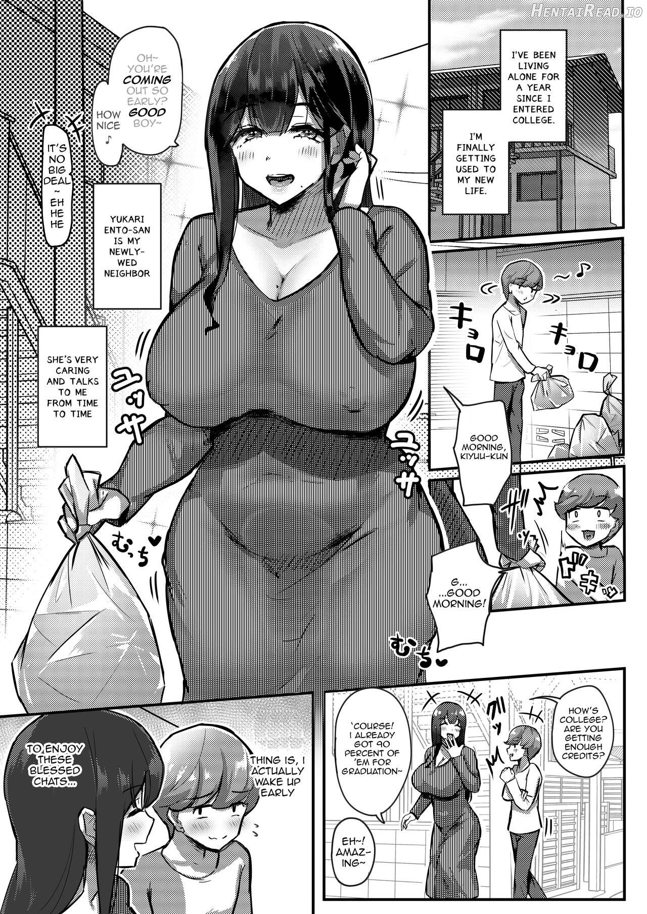 Otonari-san no Muchimuchi Wakazuma to Matching Shichatta Hanashi Chapter 1 - page 3