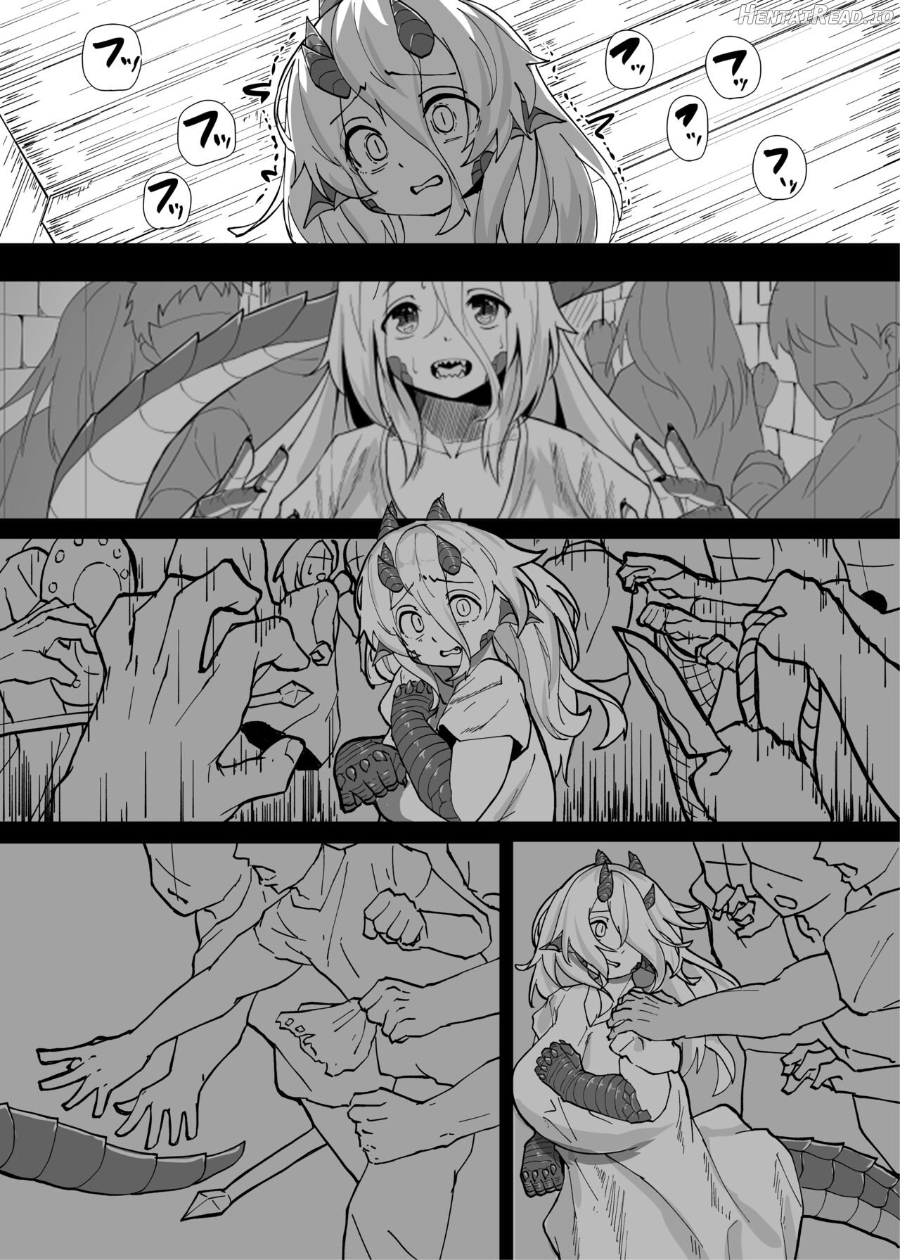 Because That Night Was The Happiest They've Ever Been - Persecuted Dragon Girl and an Assassin at His Limit Forget Human Speech and Have Beastly Sex Chapter 1 - page 11