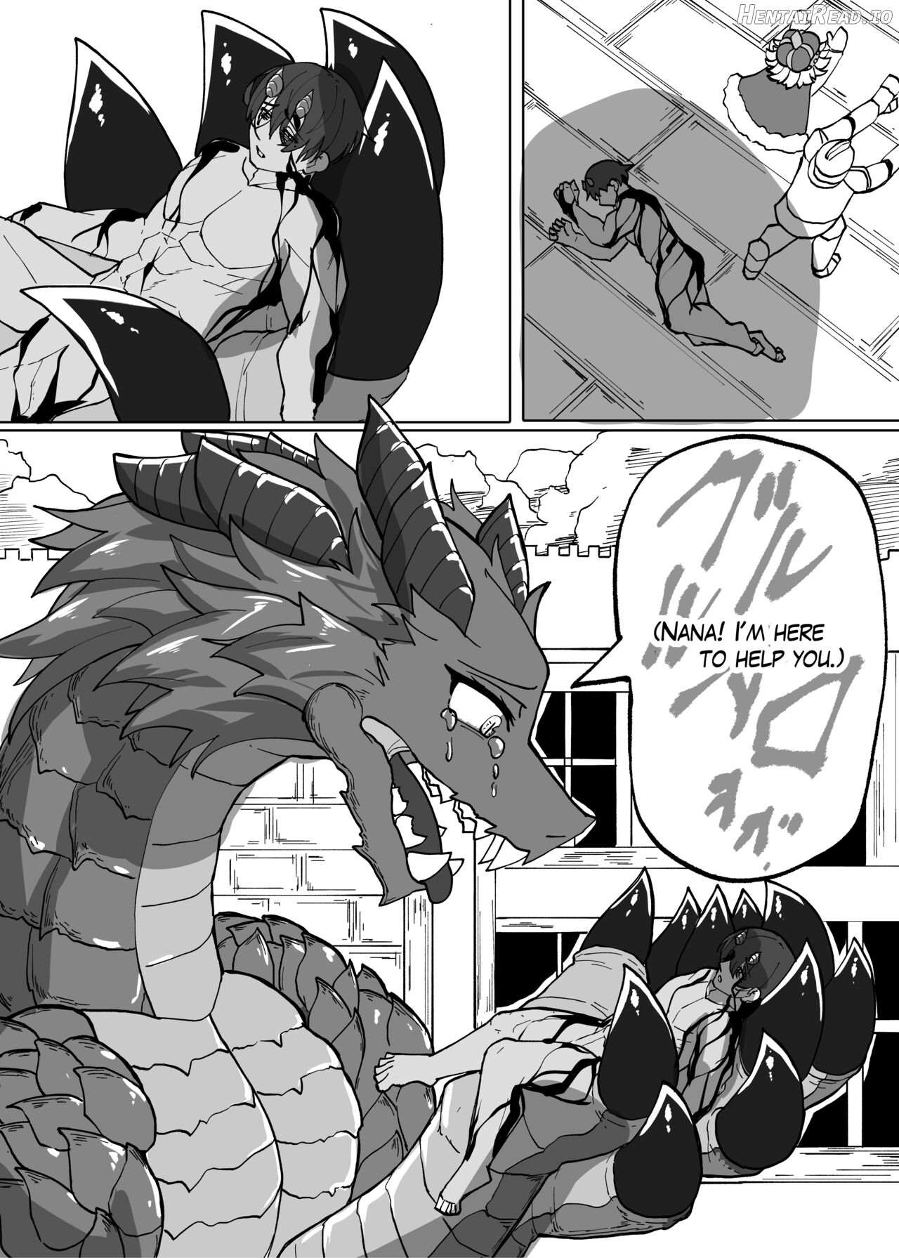 Because That Night Was The Happiest They've Ever Been - Persecuted Dragon Girl and an Assassin at His Limit Forget Human Speech and Have Beastly Sex Chapter 1 - page 18