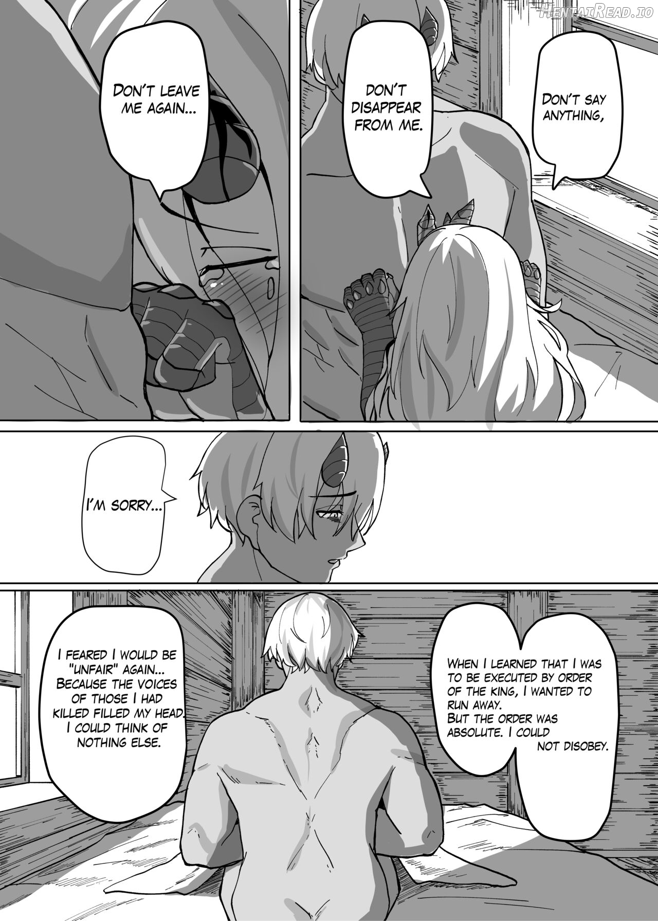 Because That Night Was The Happiest They've Ever Been - Persecuted Dragon Girl and an Assassin at His Limit Forget Human Speech and Have Beastly Sex Chapter 1 - page 24