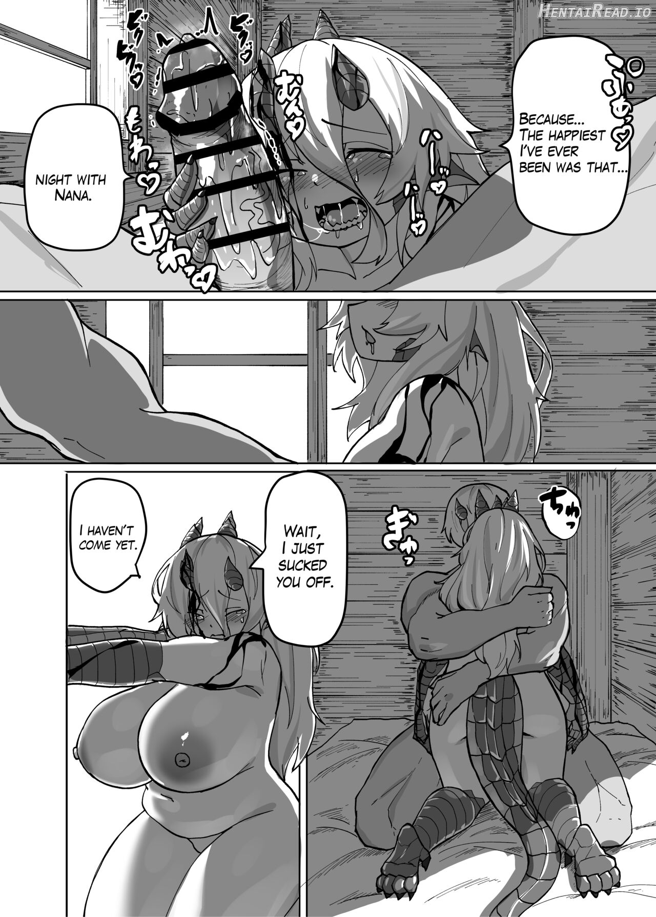 Because That Night Was The Happiest They've Ever Been - Persecuted Dragon Girl and an Assassin at His Limit Forget Human Speech and Have Beastly Sex Chapter 1 - page 28