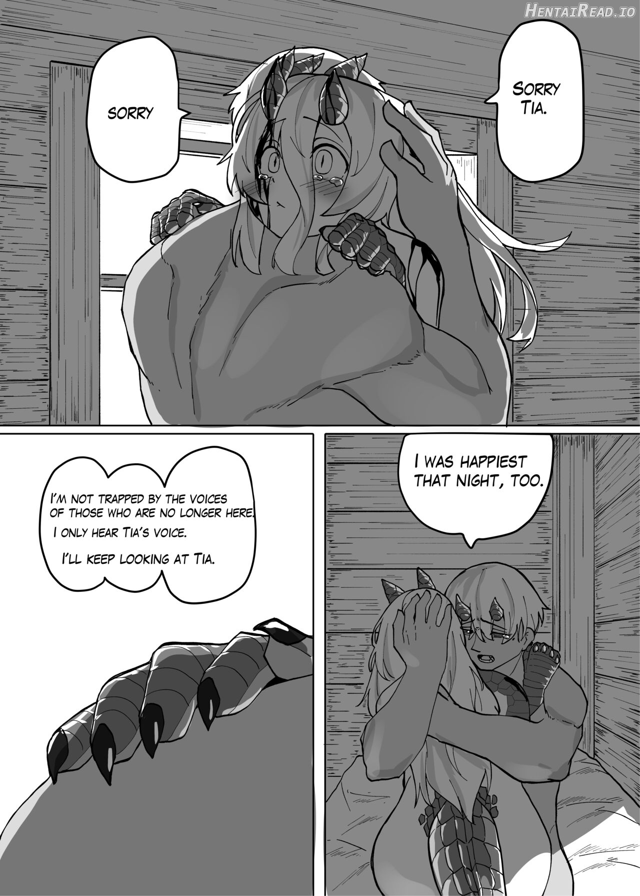 Because That Night Was The Happiest They've Ever Been - Persecuted Dragon Girl and an Assassin at His Limit Forget Human Speech and Have Beastly Sex Chapter 1 - page 29