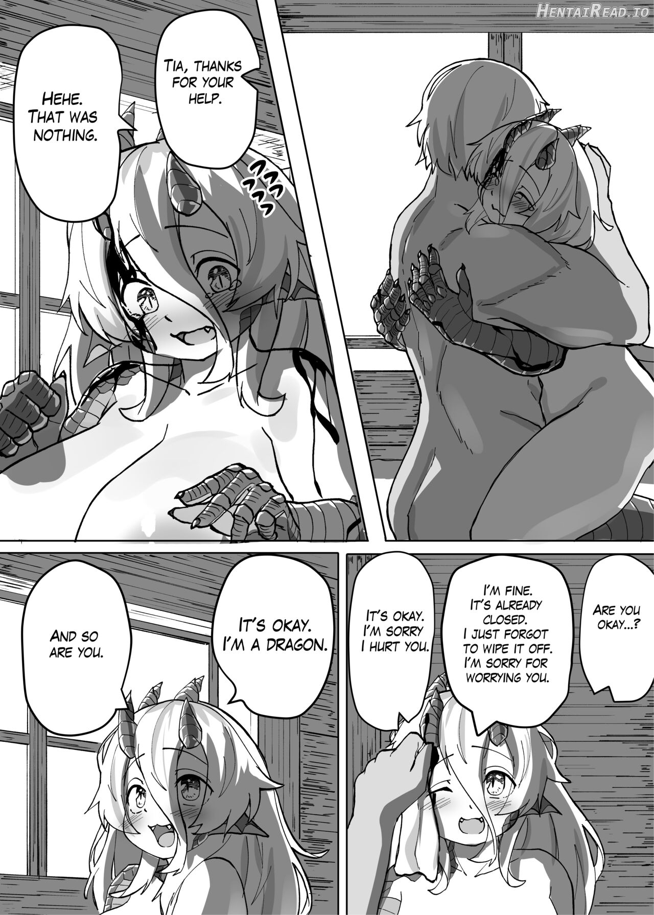 Because That Night Was The Happiest They've Ever Been - Persecuted Dragon Girl and an Assassin at His Limit Forget Human Speech and Have Beastly Sex Chapter 1 - page 33