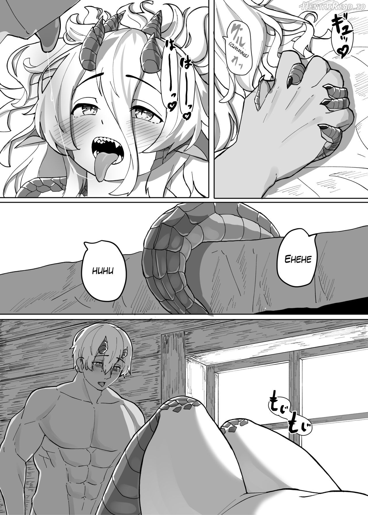 Because That Night Was The Happiest They've Ever Been - Persecuted Dragon Girl and an Assassin at His Limit Forget Human Speech and Have Beastly Sex Chapter 1 - page 42