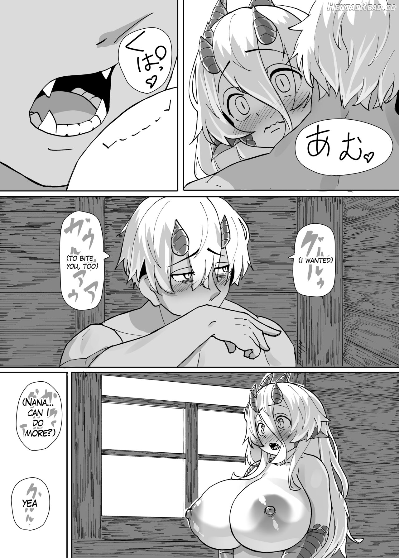 Because That Night Was The Happiest They've Ever Been - Persecuted Dragon Girl and an Assassin at His Limit Forget Human Speech and Have Beastly Sex Chapter 1 - page 60