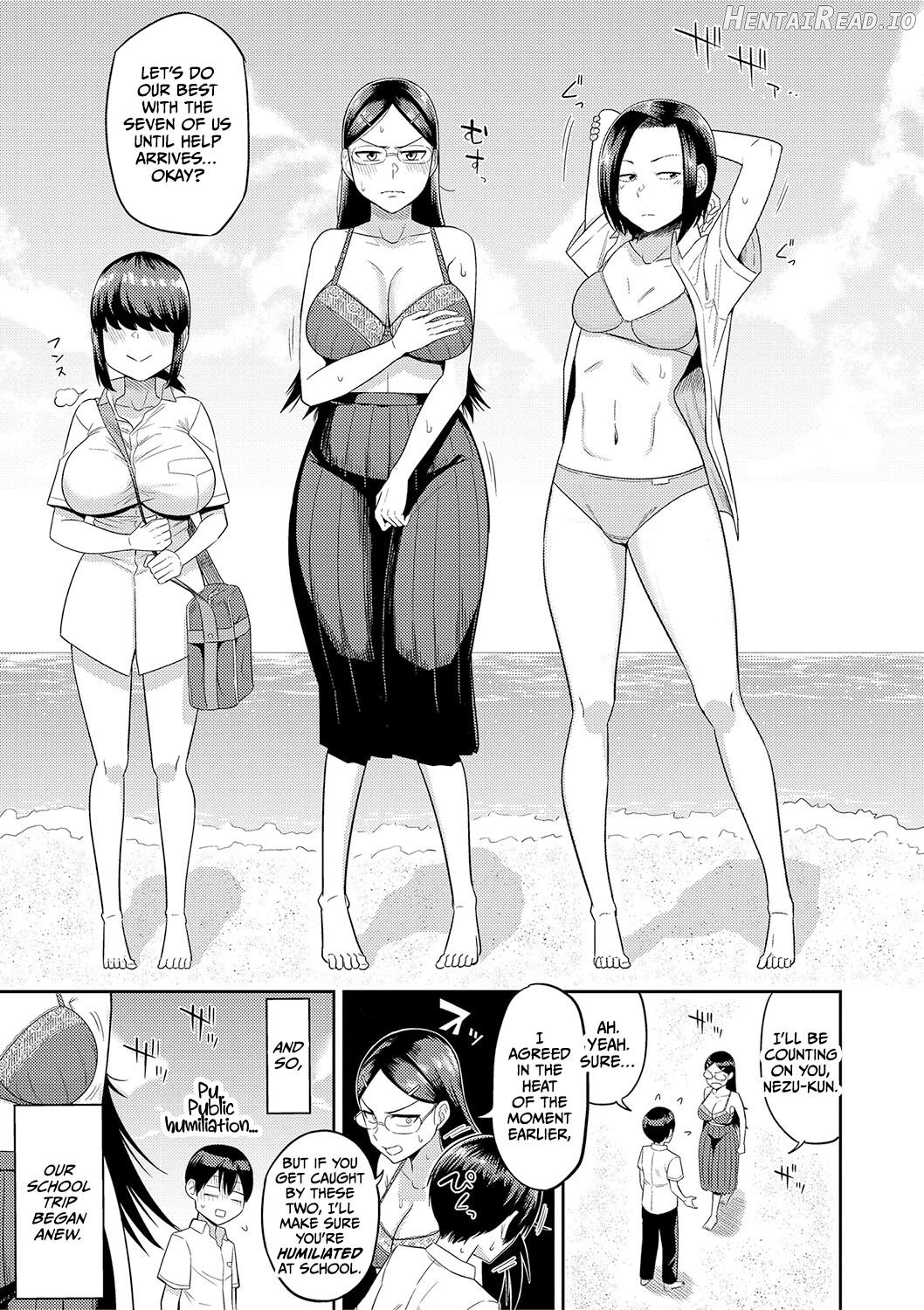 Mujintou de, SEX ni Kyoumi Shinshin na Dosukebe Inkya Joshi-tachi to Harem Life Chapter 1 - page 48