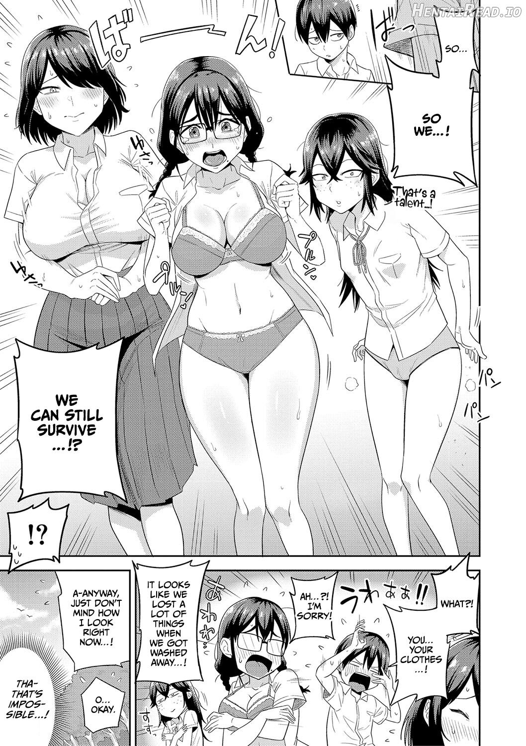 Mujintou de, SEX ni Kyoumi Shinshin na Dosukebe Inkya Joshi-tachi to Harem Life Chapter 1 - page 8