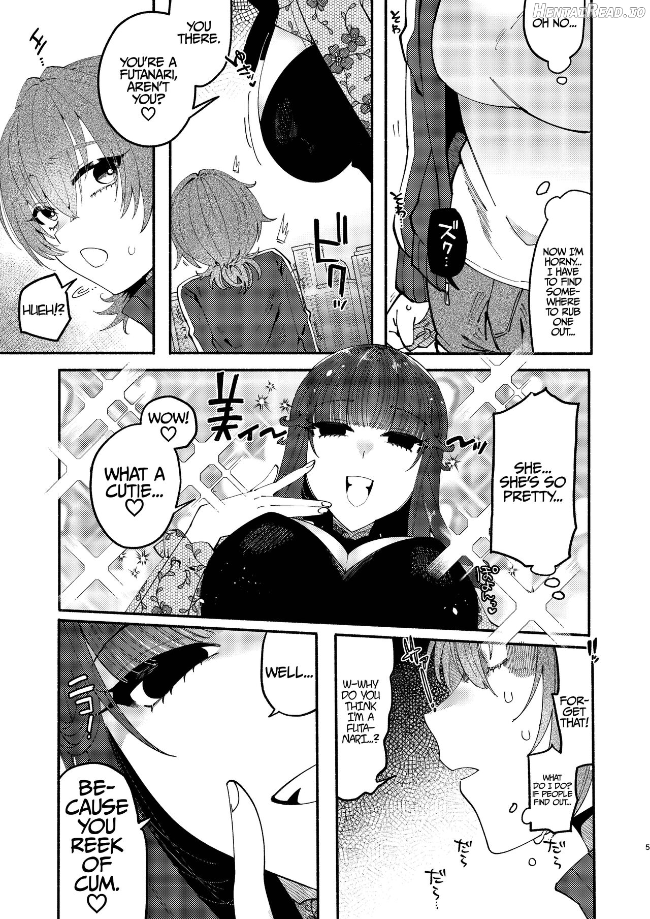 A Futanari Gets Picked-Up, Deep-kissed, & Fucked Into Marriage By An Older Lady Chapter 1 - page 4