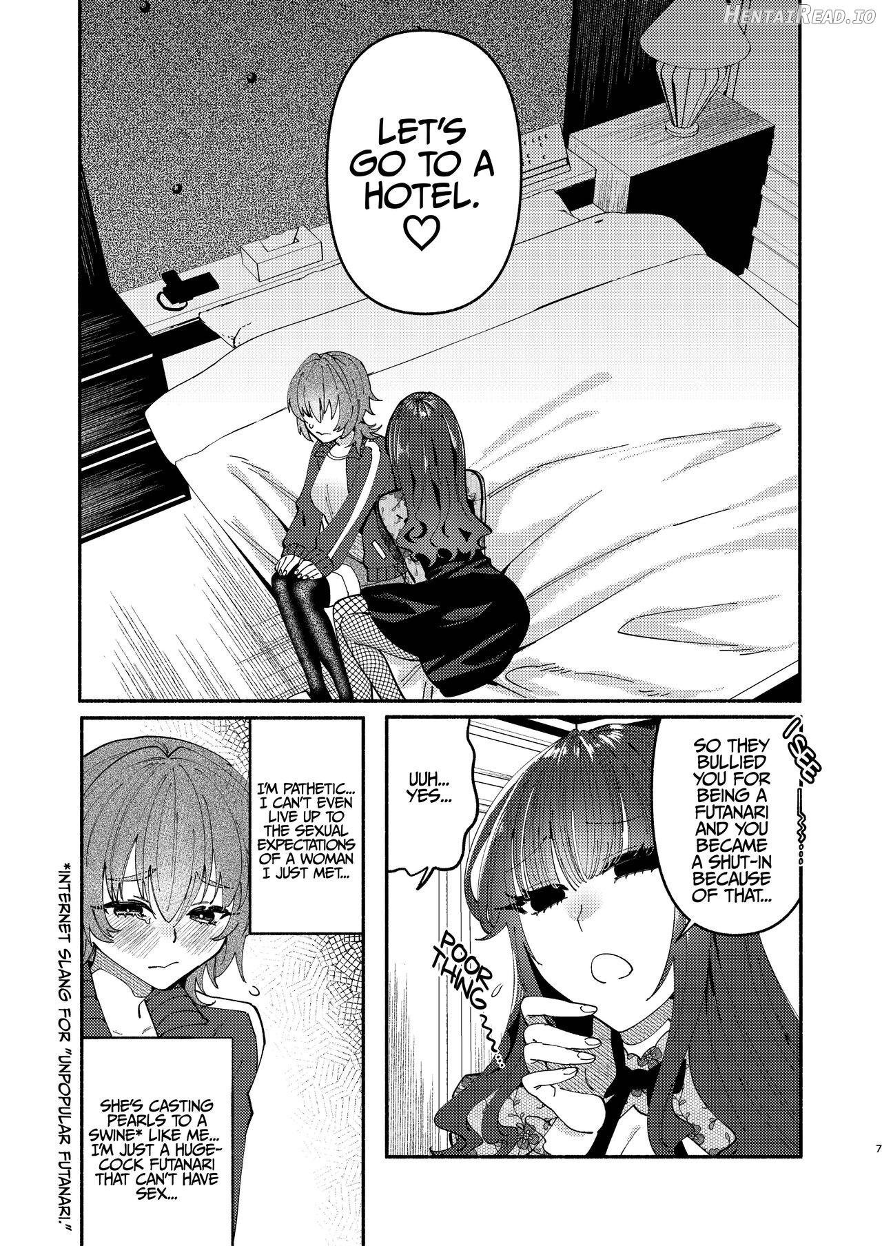 A Futanari Gets Picked-Up, Deep-kissed, & Fucked Into Marriage By An Older Lady Chapter 1 - page 6