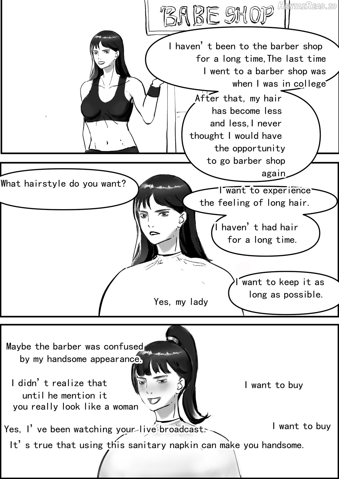 A test for sanitary towels Chapter 1 - page 8