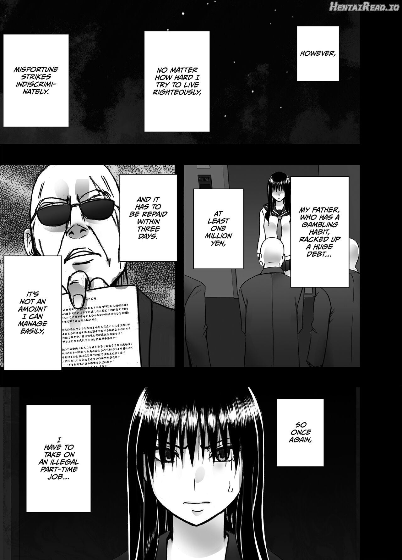 Hentai roujin ni syuujinkanshi car sex wo saserarete Chapter 1 - page 4