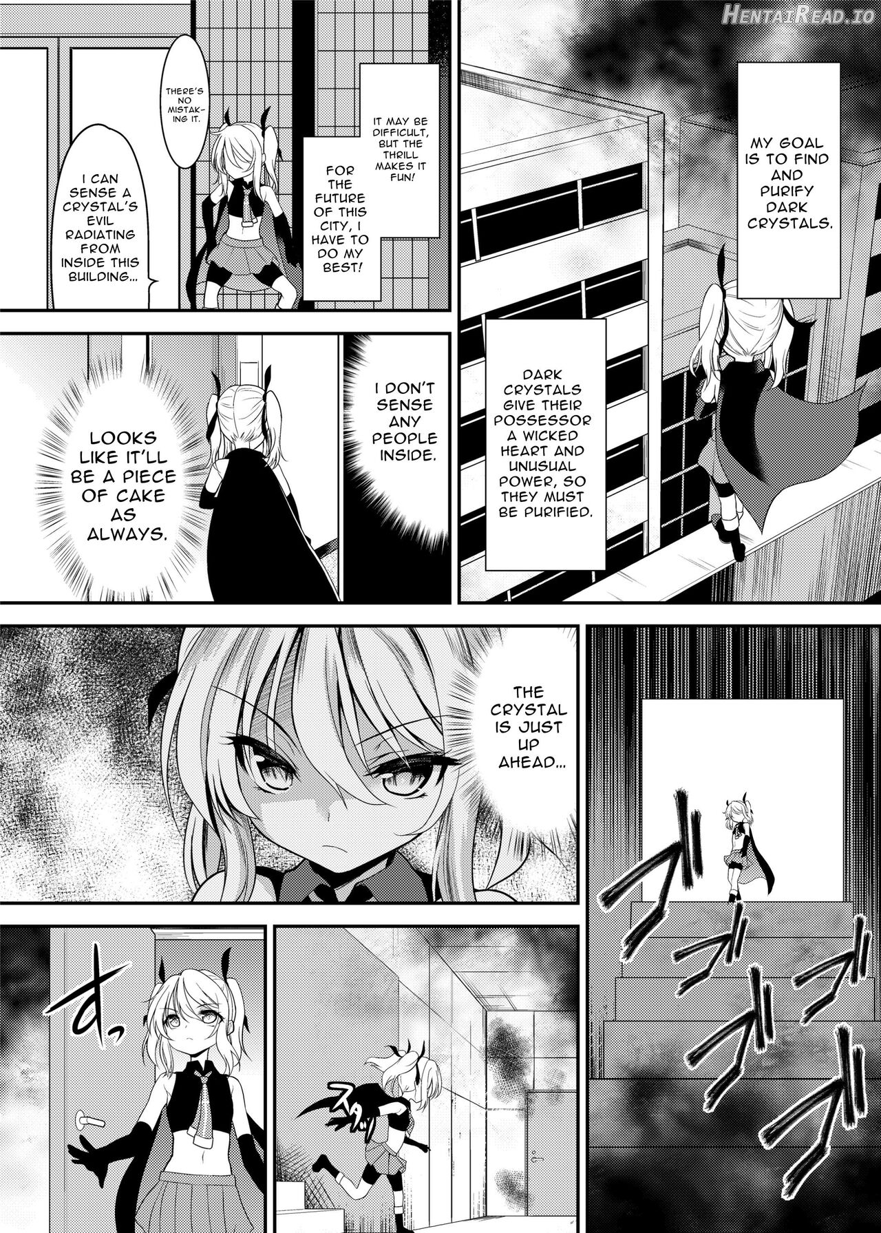 Kaitou Shoujo Mysty Lady ~Muku na Henshin Heroine wa Shokushu to Minshuu ni Otosareru~ Chapter 1 - page 5