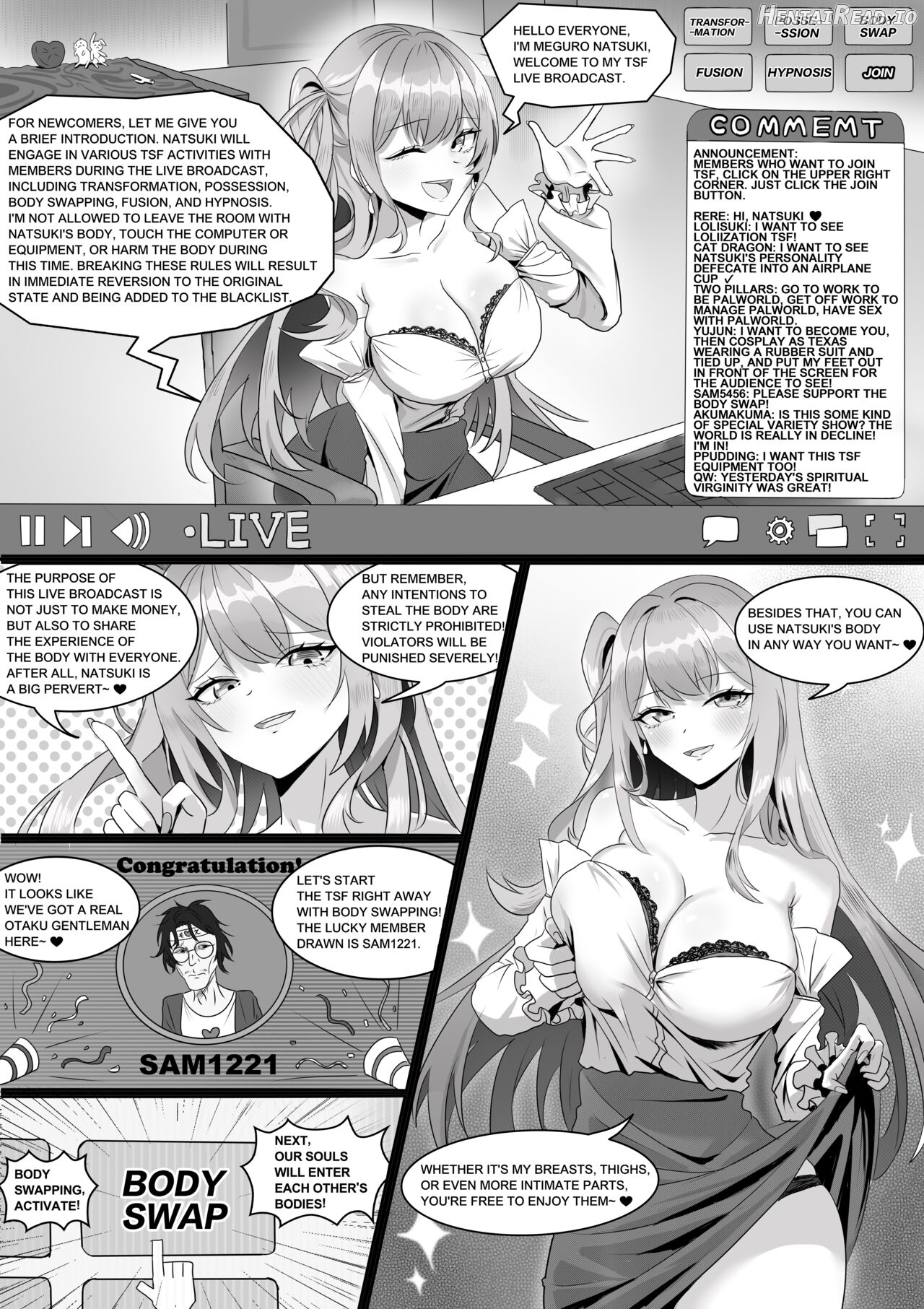 TSF Live Stream Chapter 1 - page 1