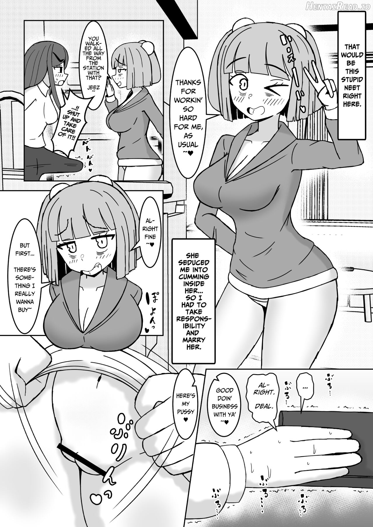 There's No Way My Big Wage Slave Cock Could Lose To A Neet Like You! Chapter 1 - page 4