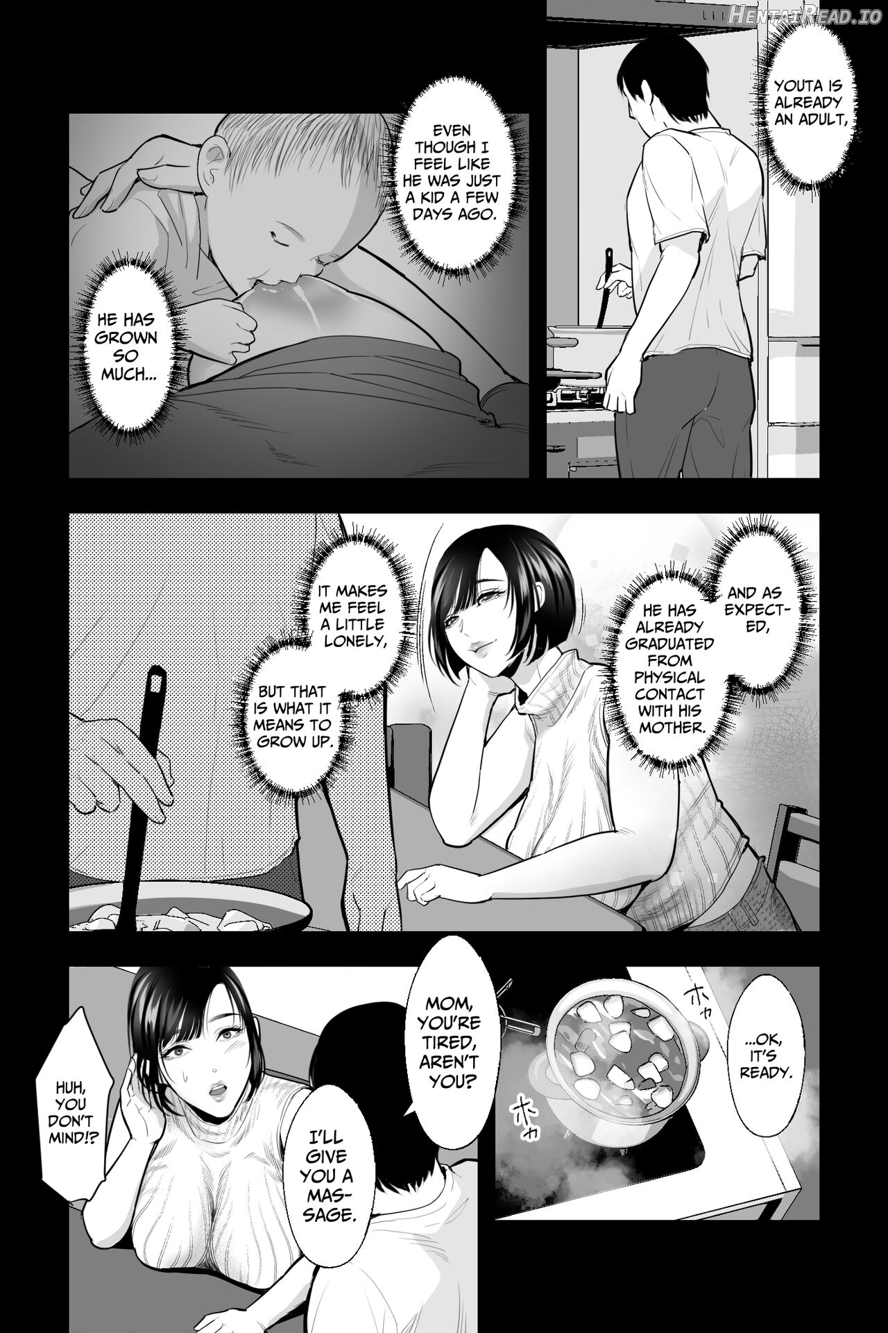 Haha no Naedoko ~Kyonyuu no Haha ni Saimin Kakete, Ninchi Kaihen x Noukou Nakadashi Sex~ Chapter 1 - page 5