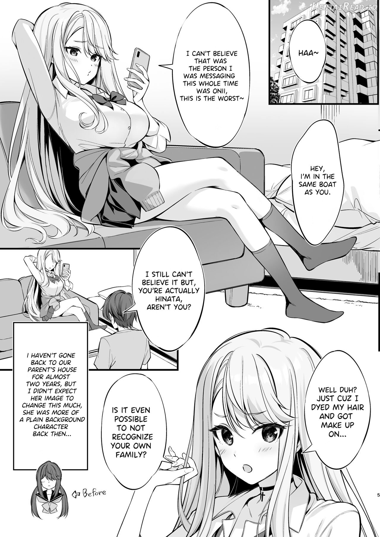 SNS de Deatta no wa Gyaru-ka shita Imouto Deshita Chapter 1 - page 4