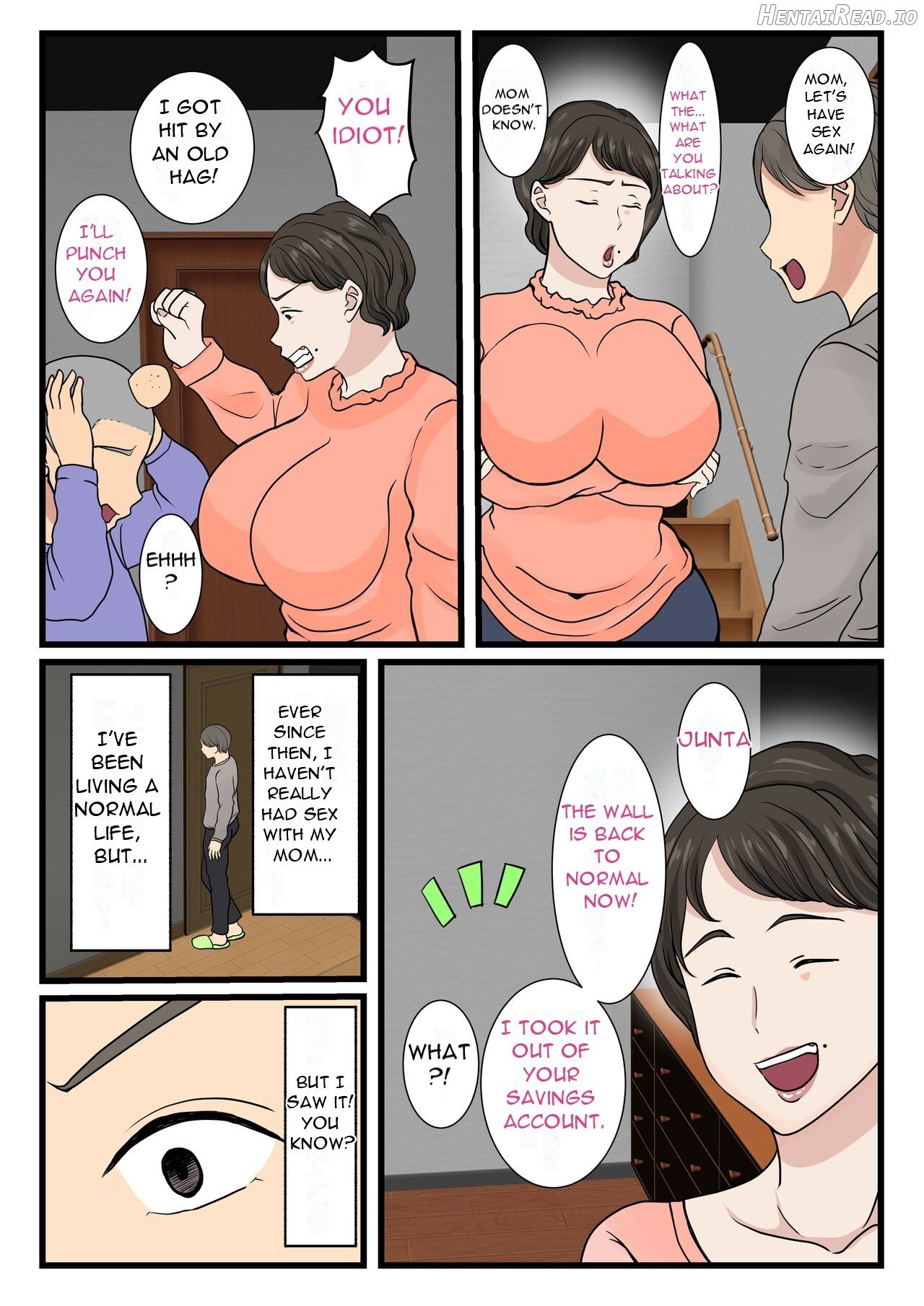 Haha ga kabe ni hamatte ugokenakattanode - My Mother Got Stuck in the Wall and Couldn't Move... Chapter 1 - page 37