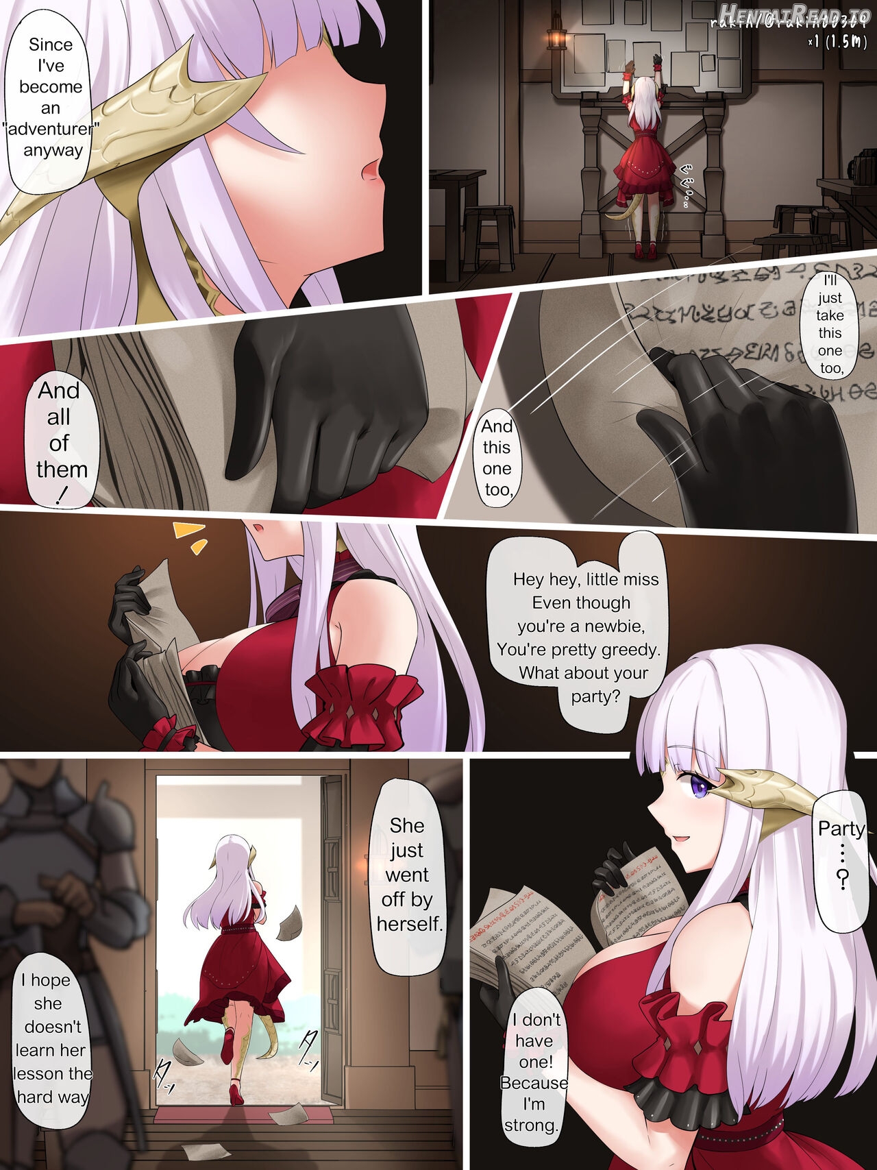 Lilith-chan is playing adventurer in a fantasy world Chapter 1 - page 1