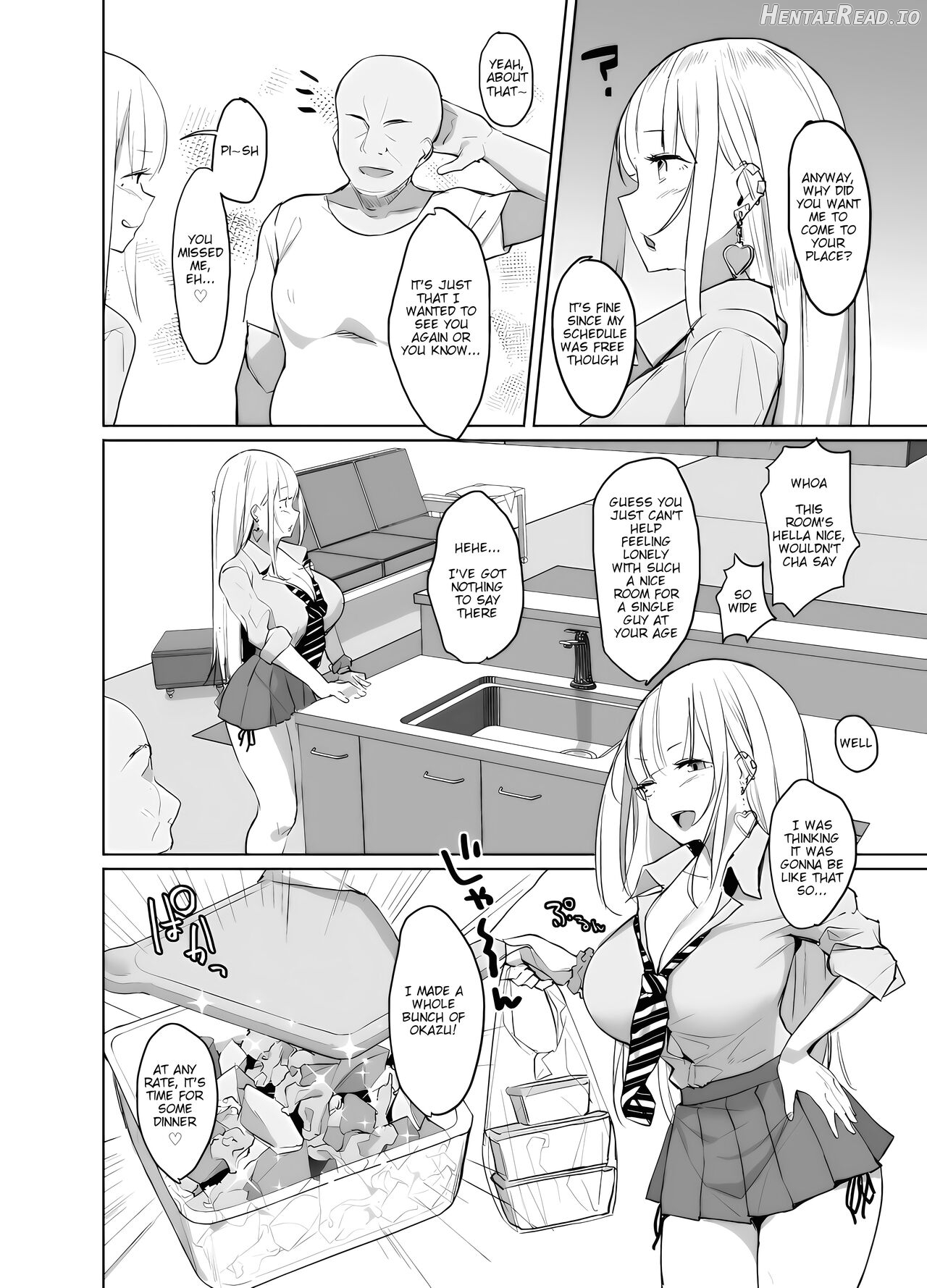 Ecchi na Gal JK ga Kyokon Zetsurin Oji-san to Pakoru Yatsu. Chapter 1 - page 3