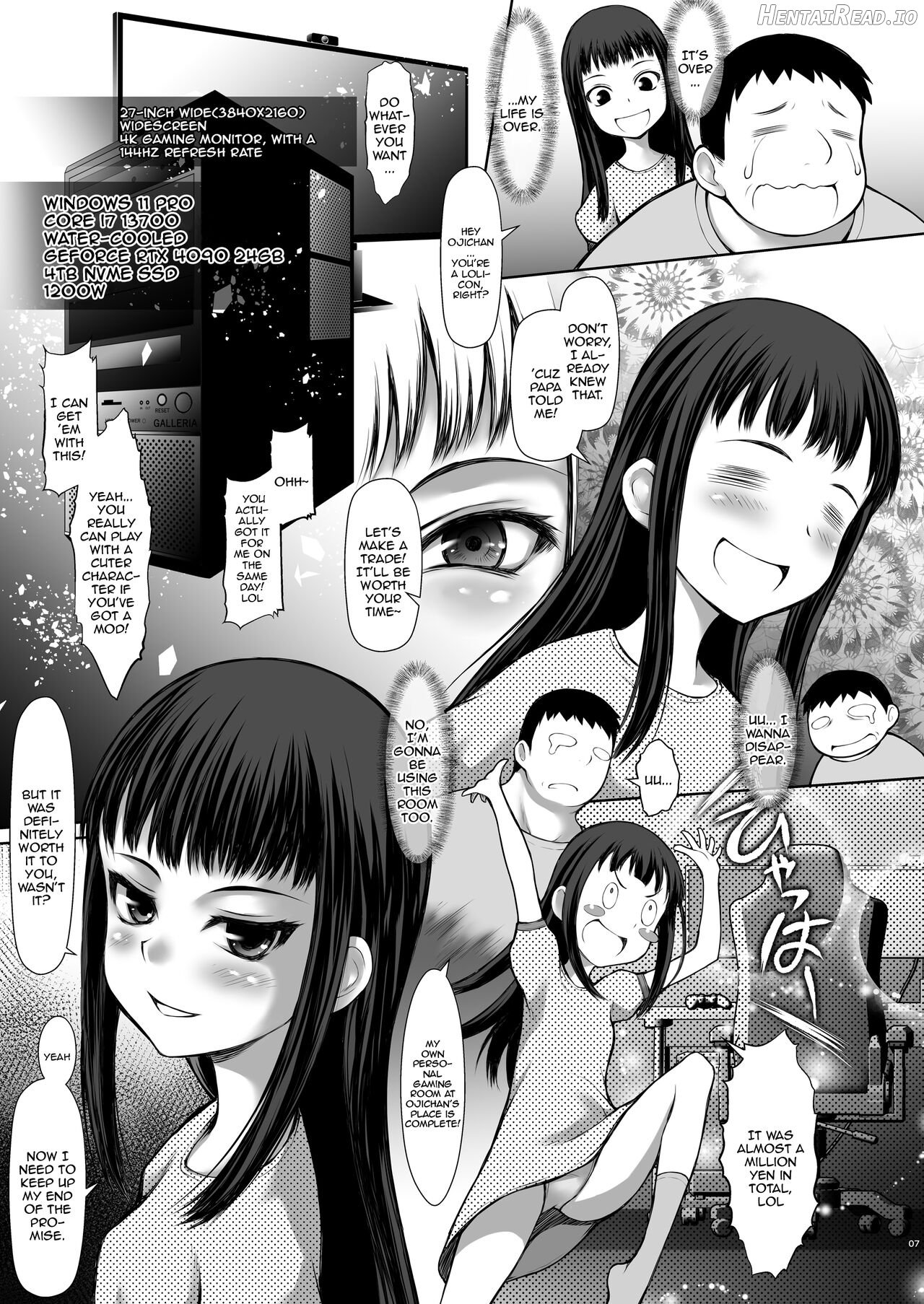 JS Meikko de Seiyoku Shori shite iru Oji desu - The book is an incest story about a niece and an uncle. Chapter 1 - page 5