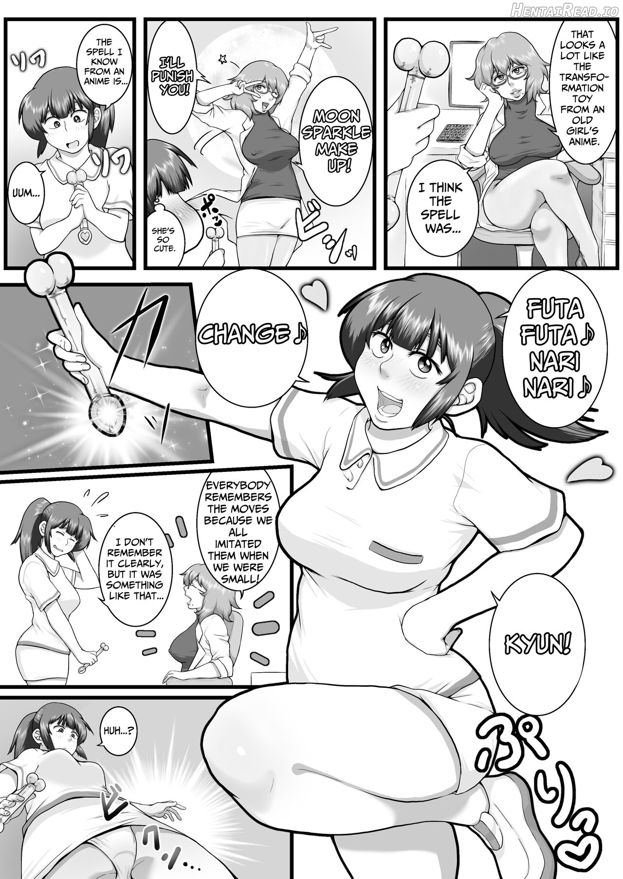 Sora kara Futtekita Henshin Item de Futanarini Natchatta Hanashi Chapter 1 - page 4