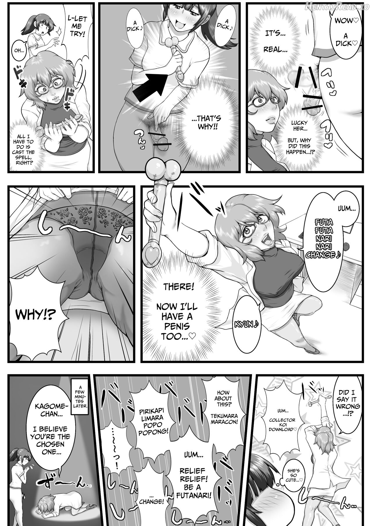 Sora kara Futtekita Henshin Item de Futanarini Natchatta Hanashi Chapter 1 - page 6