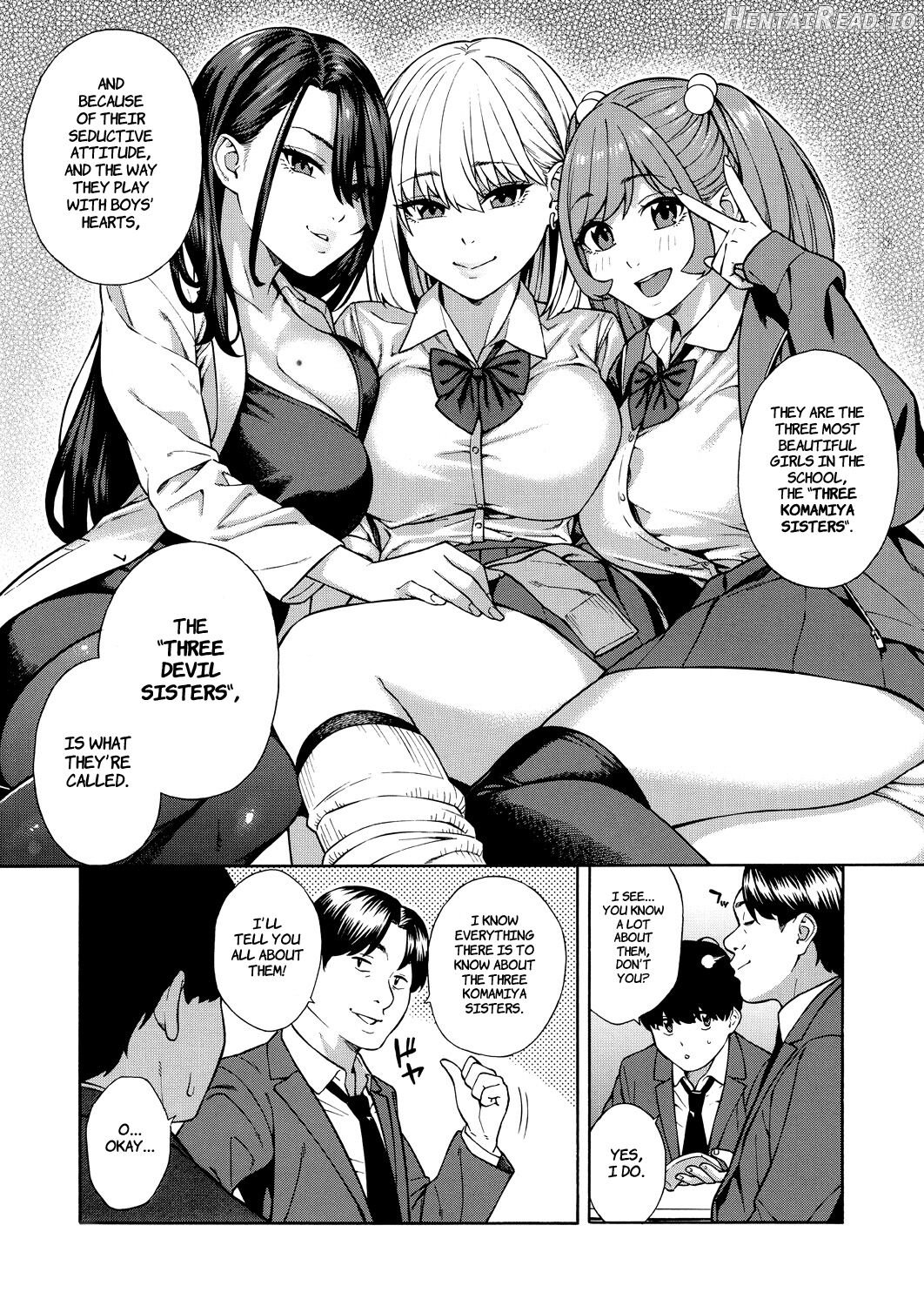 Making a Harem of the Three Bitchy Gal Sisters - Episode 1 Chapter 1 - page 9