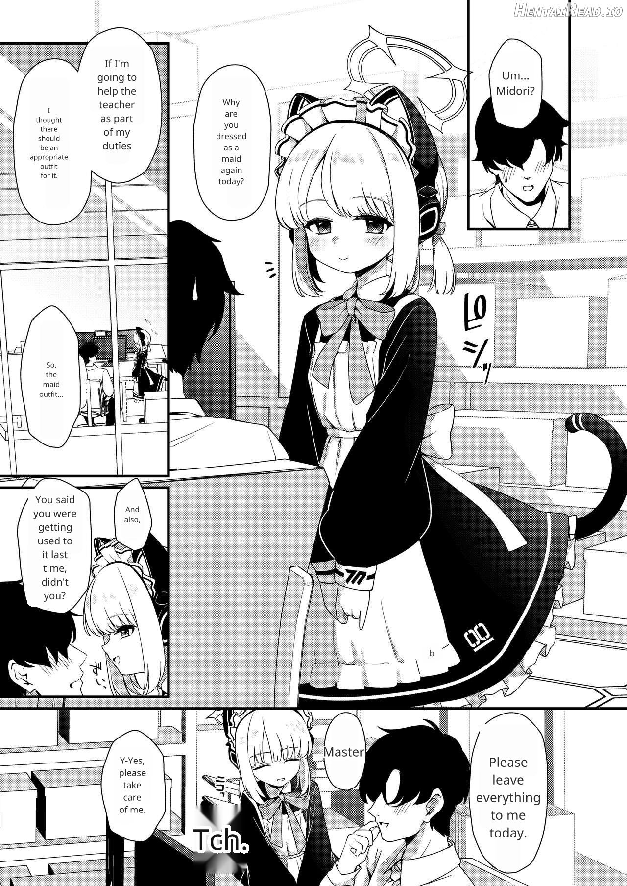 Iyashii Maid Midori ni Chinira Oshioki Hon Chapter 1 - page 2