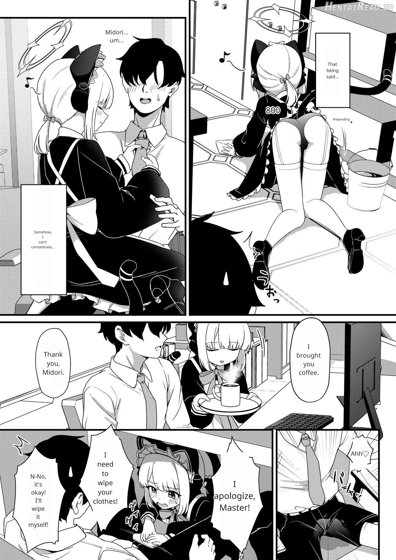 Iyashii Maid Midori ni Chinira Oshioki Hon Chapter 1 - page 3