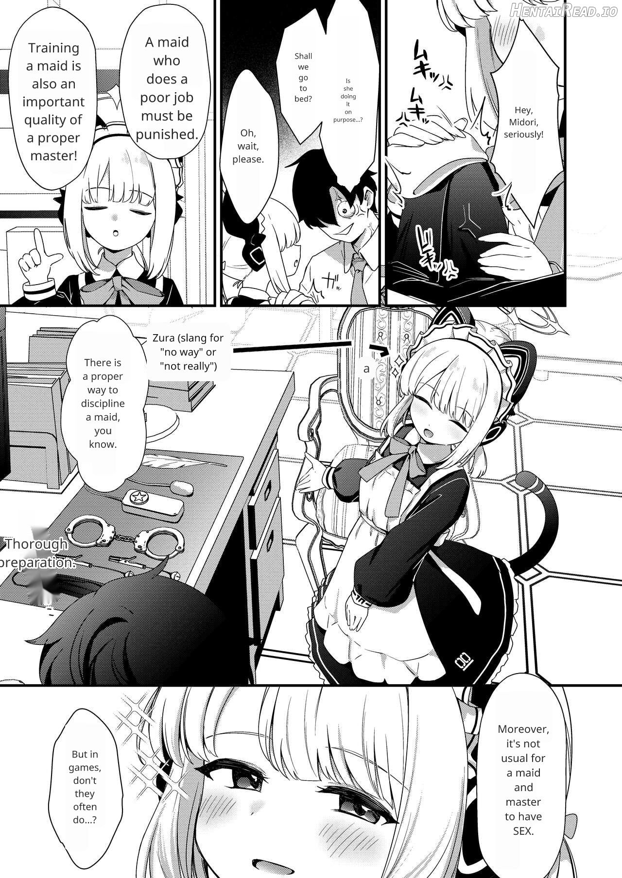 Iyashii Maid Midori ni Chinira Oshioki Hon Chapter 1 - page 4