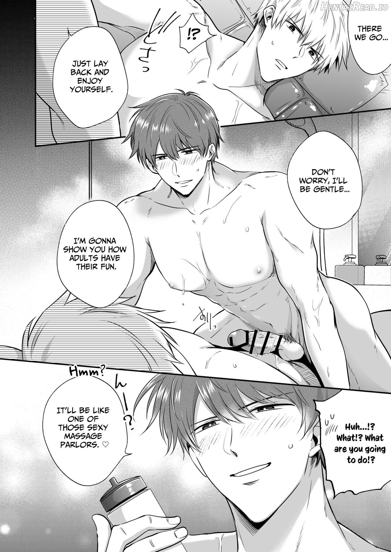 Office Worker's Love Hotel 3 Guys' Night EROS ~Senpai, can we do it Raw~ Chapter 1 - page 17