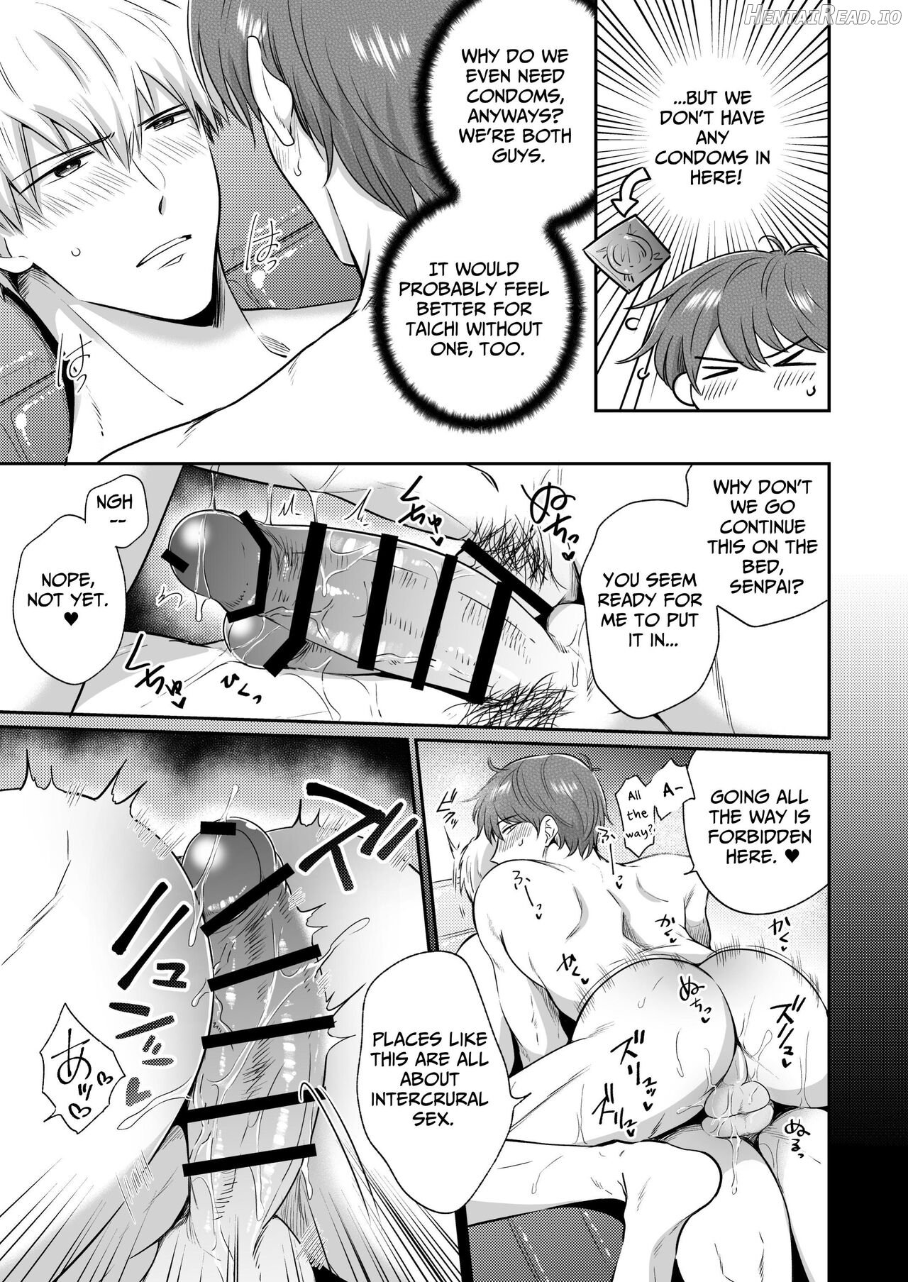 Office Worker's Love Hotel 3 Guys' Night EROS ~Senpai, can we do it Raw~ Chapter 1 - page 22