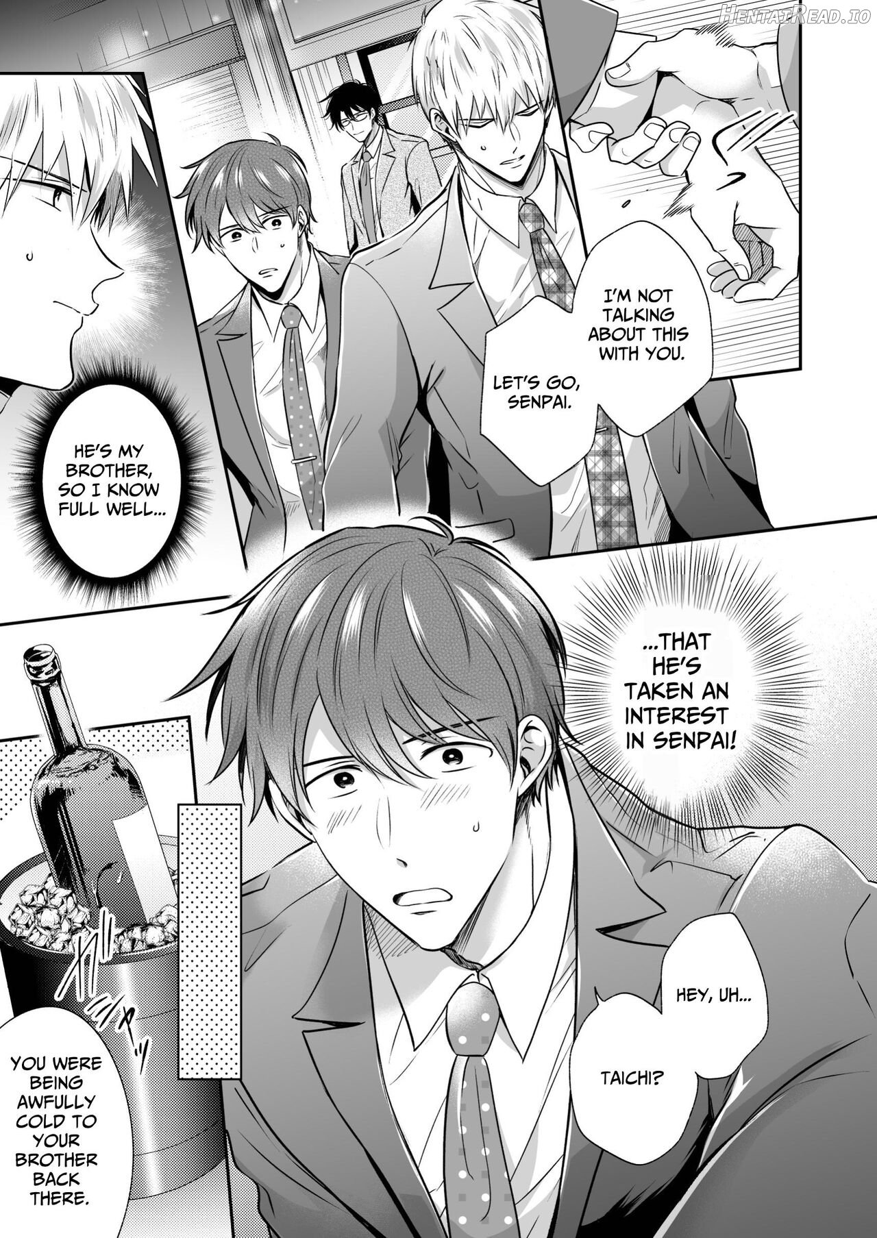 Office Worker's Love Hotel 5 Guys' Night EROS ~XL Kouhai Wants to Tease His Senpai~ Chapter 1 - page 6