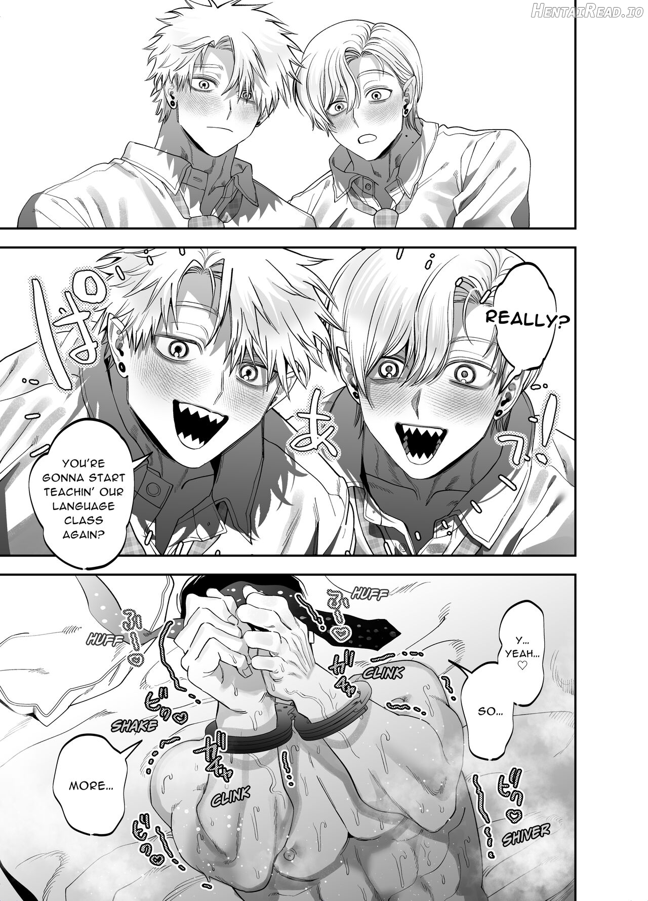 Teach us, Mazo-Sensei! ~Ravished and Corrupted by the Delinquent Sadist Brothers I Teach~ Chapter 1 - page 46