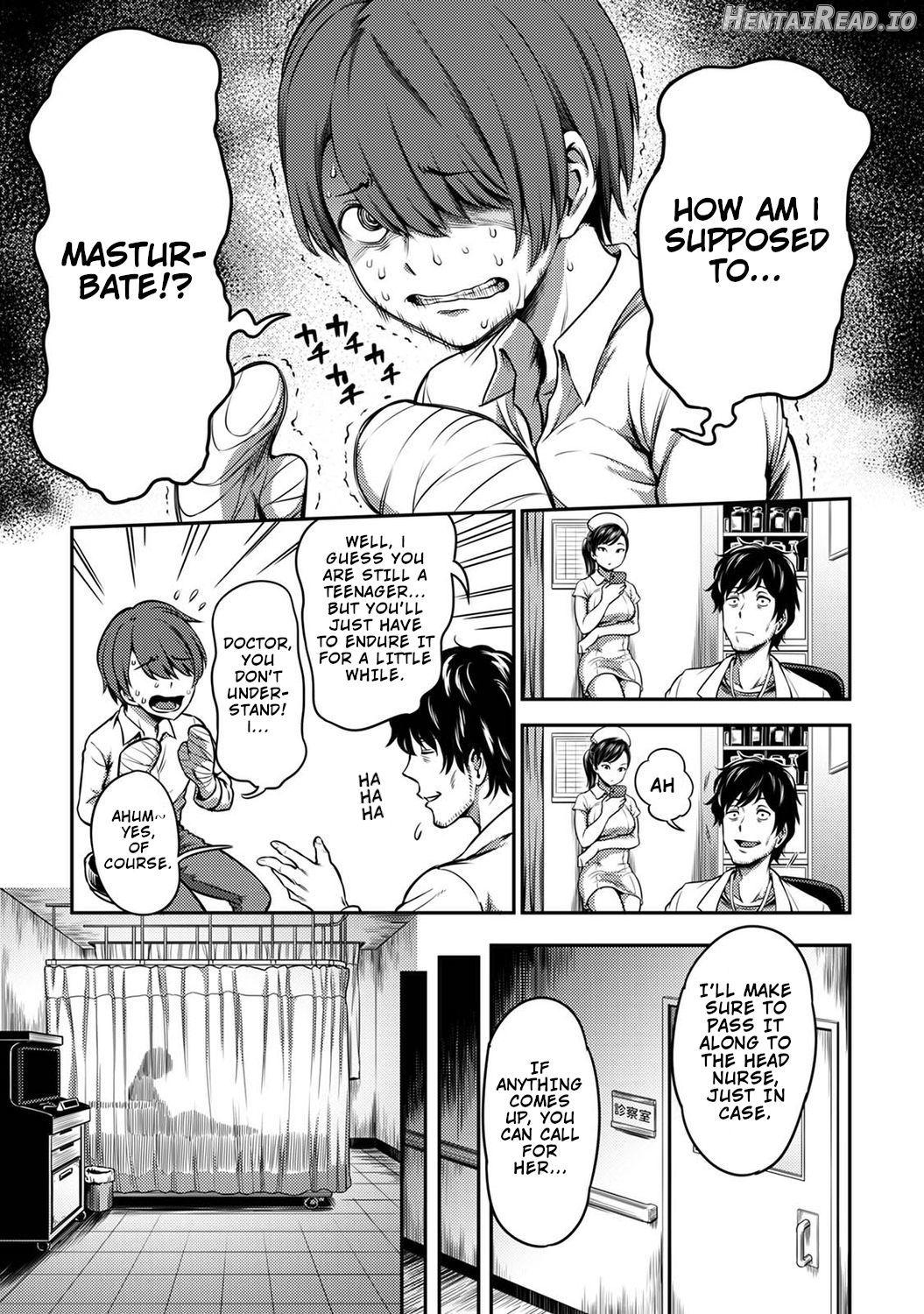 Kameyama Shiruko] Sakusei Byoutou ~Seikaku Saiaku no Nurse shika Inai Byouin de Shasei Kanri Seikatsu Chapter 1 - page 5