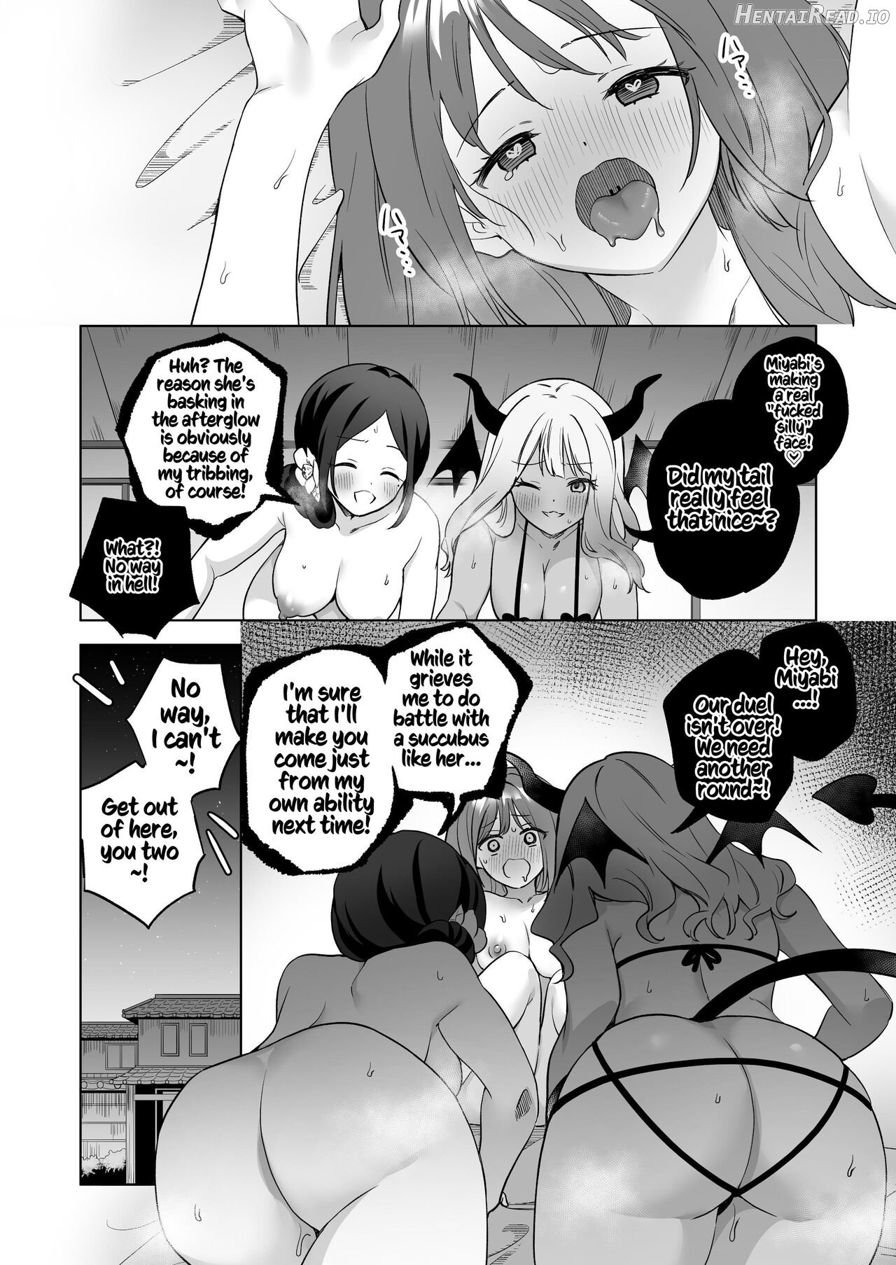 Yuri Kakusei Succubus vs Yuri Kakusei Kunoichi ~Watashi no Karada de Yuri Ecchi Battle suna!~ Chapter 1 - page 33