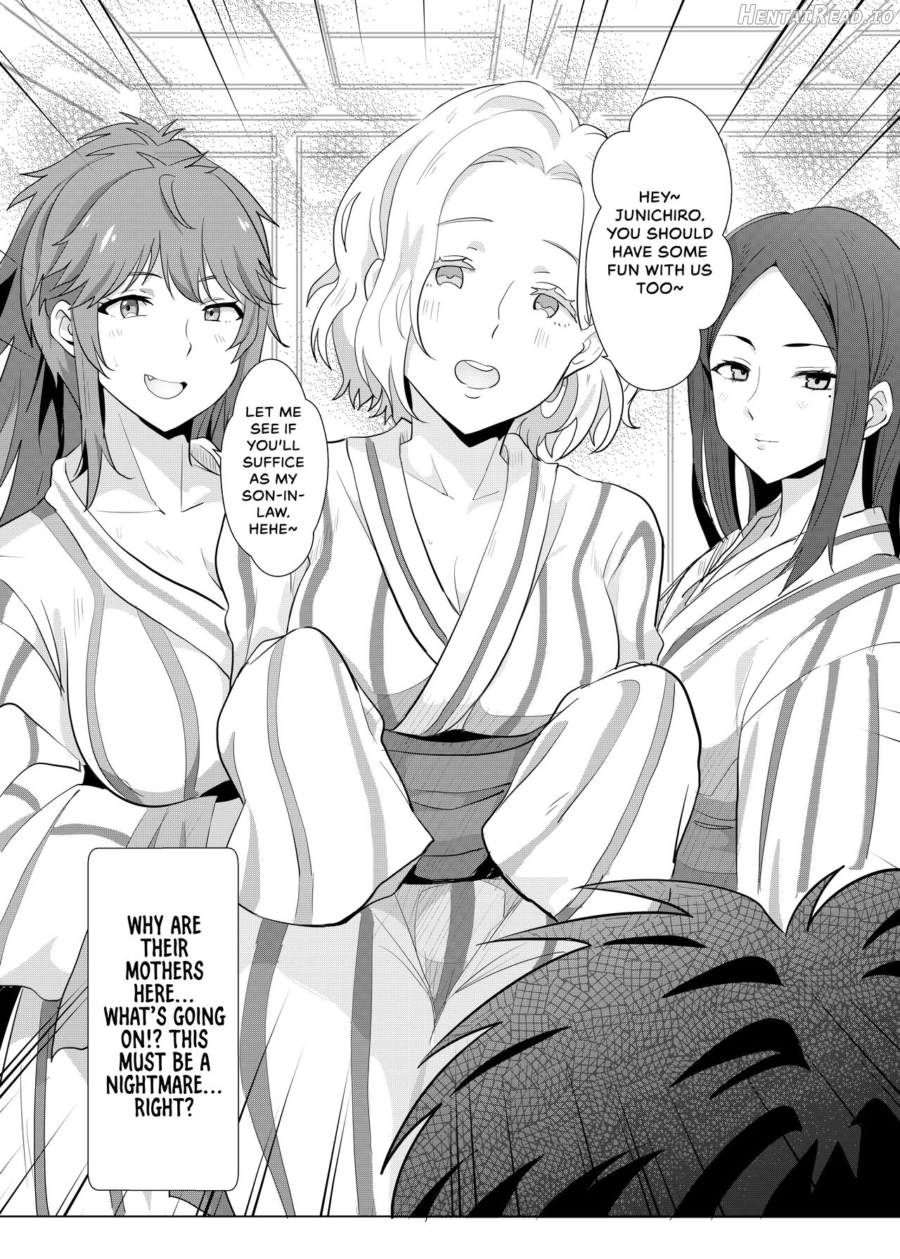 Going On A Hotspring Trip With Tomos Mom And Her Friends! Chapter 1 - page 6