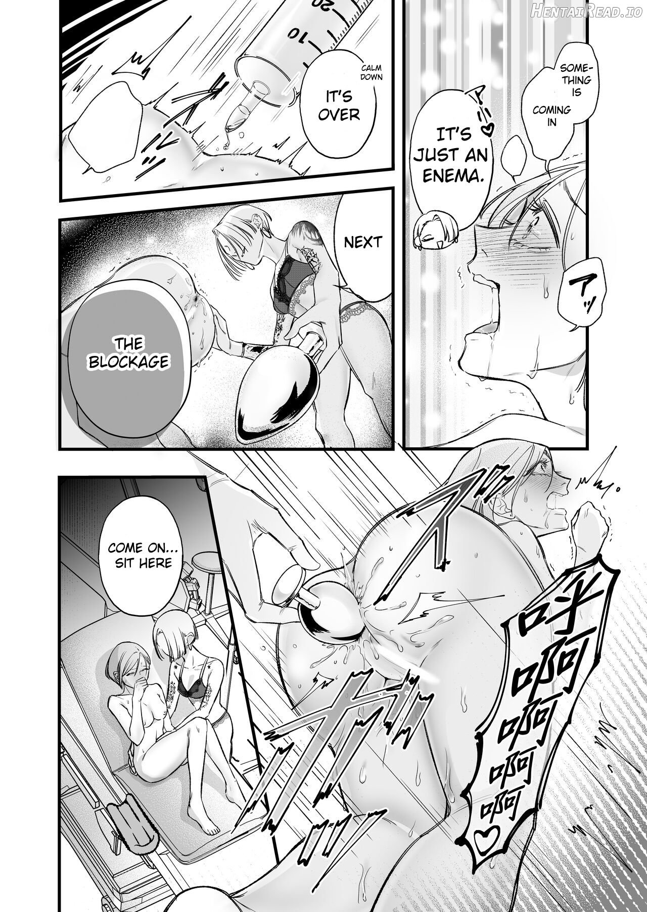 A story about a tired woman being beaten by an erotic woman. Chapter 1 - page 12