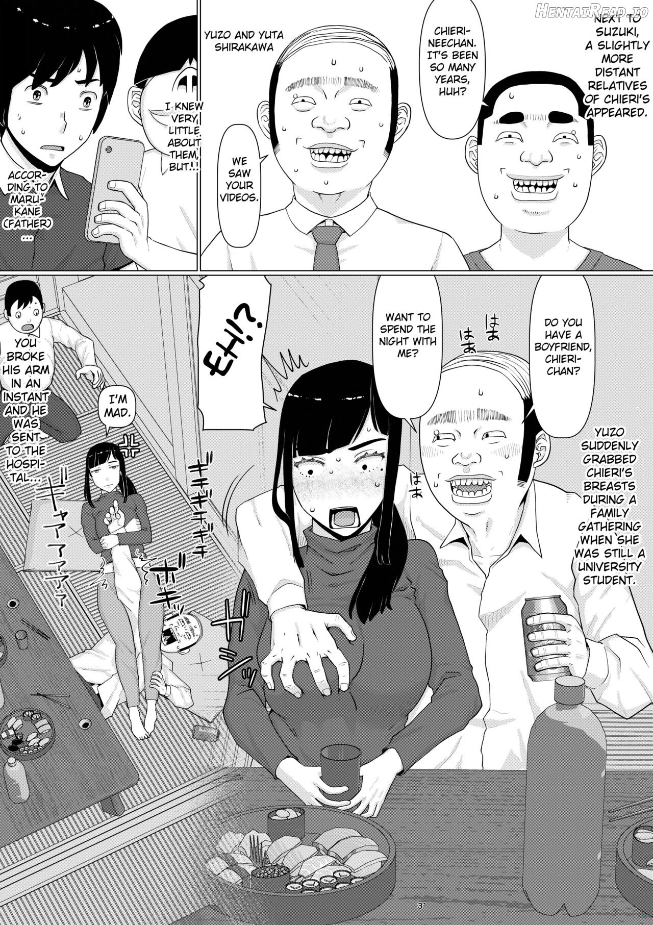 Chieri-san wa Makerarenai! 3 Otto Kounin de Dare no Seishi demo Jusei suru Hentai Benki Dai 3-kan Chapter 1 - page 35