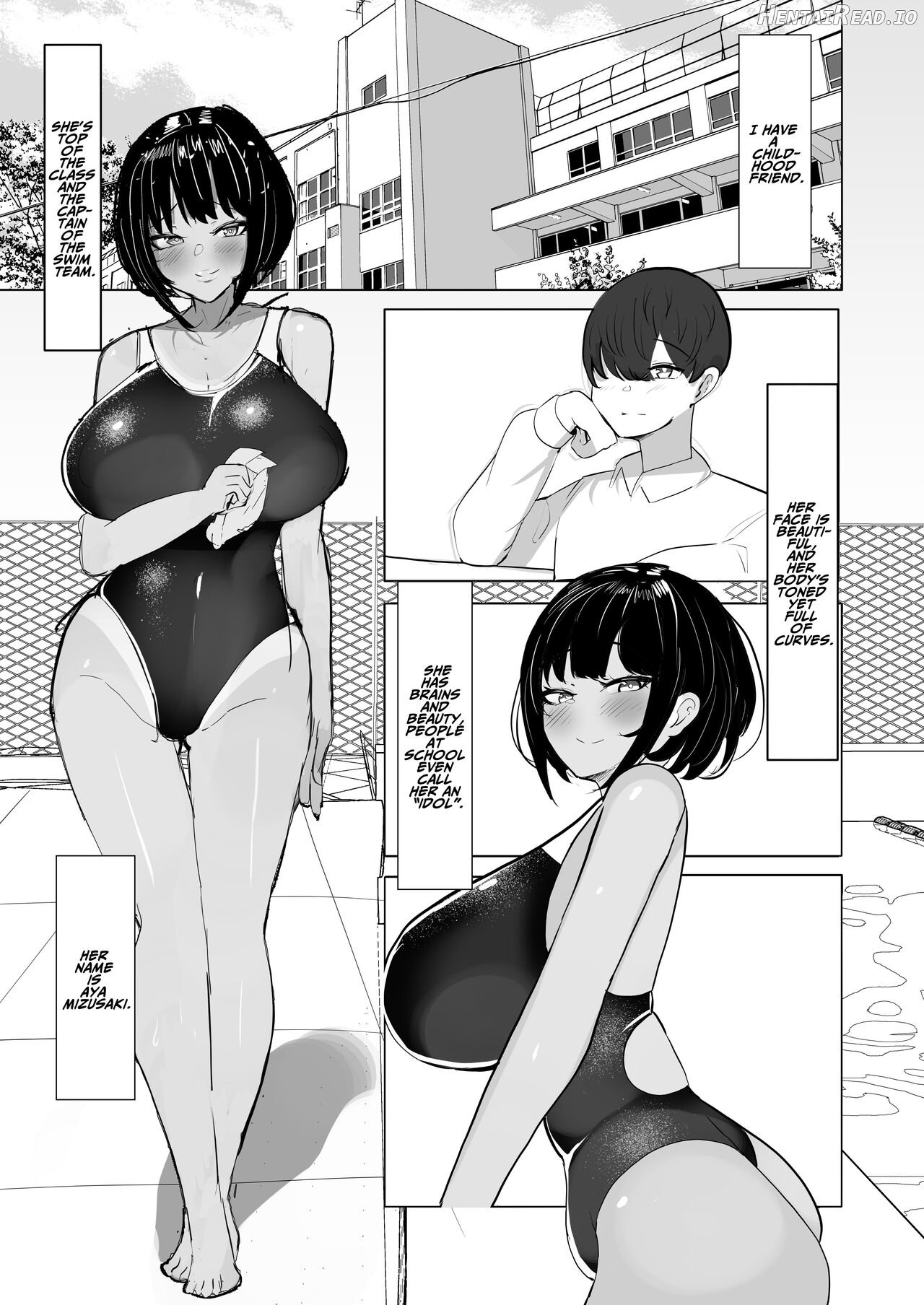 Suieibu Shushou no Boyish Osananajimi wa Boku no Chinpo ni Dohamari Chuu Chapter 1 - page 3