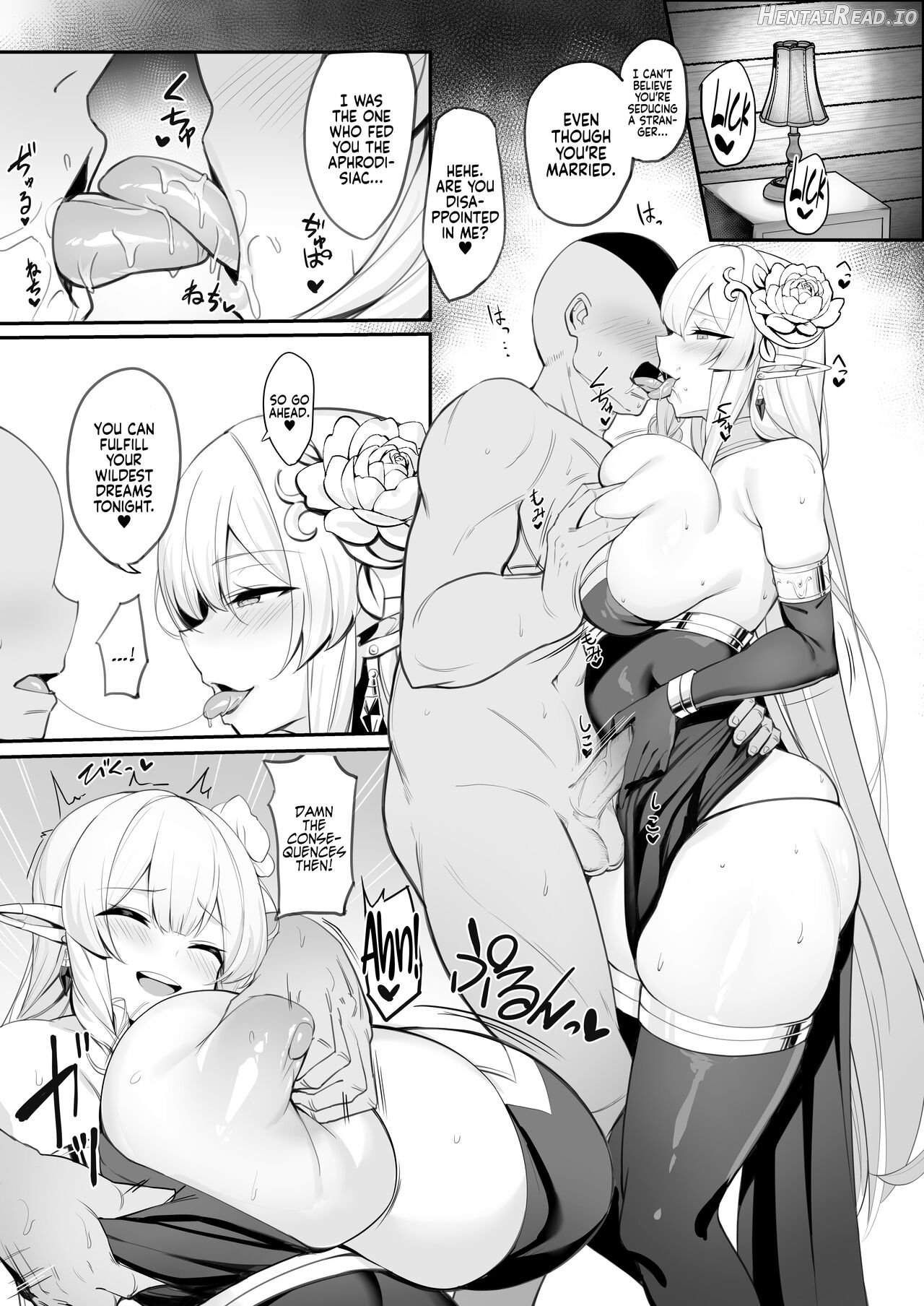 Hitozuma Elf wa Yokkyuu Fuman I The Elf Wife is Pent Up Chapter 1 - page 10