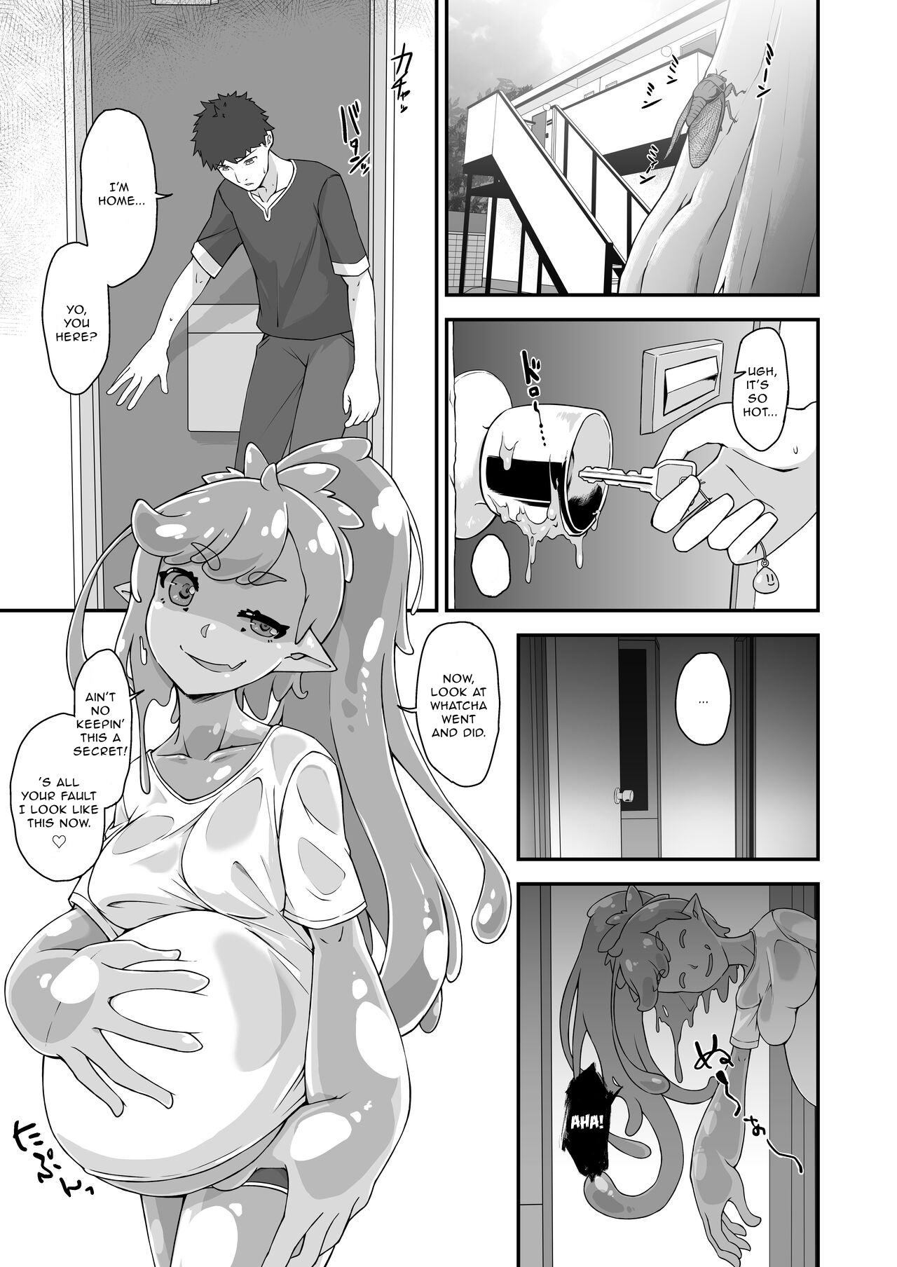 My Childhood Friend Is a Slime Girl Chapter 1 - page 2