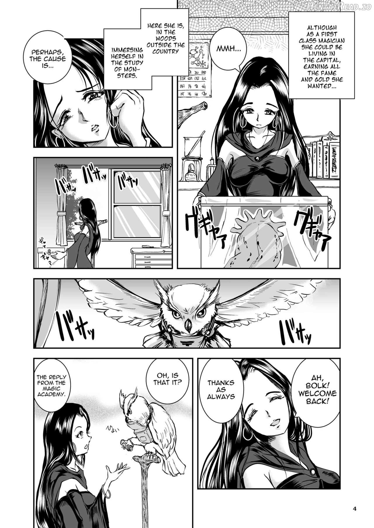 Parasitized Giant Slugs vs Sorceress of the Black Hair as Aura Chapter 1 - page 4