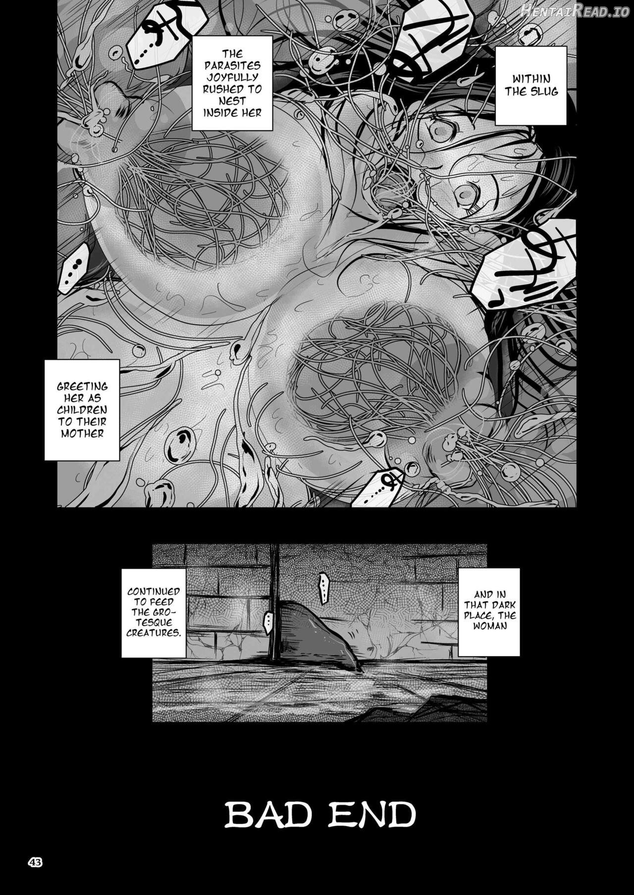 Parasitized Giant Slugs vs Sorceress of the Black Hair as Aura Chapter 1 - page 43