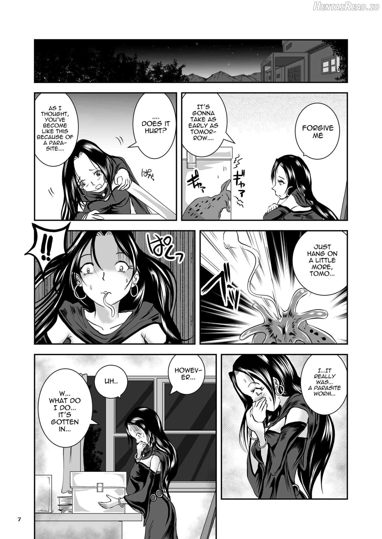 Parasitized Giant Slugs vs Sorceress of the Black Hair as Aura Chapter 1 - page 7