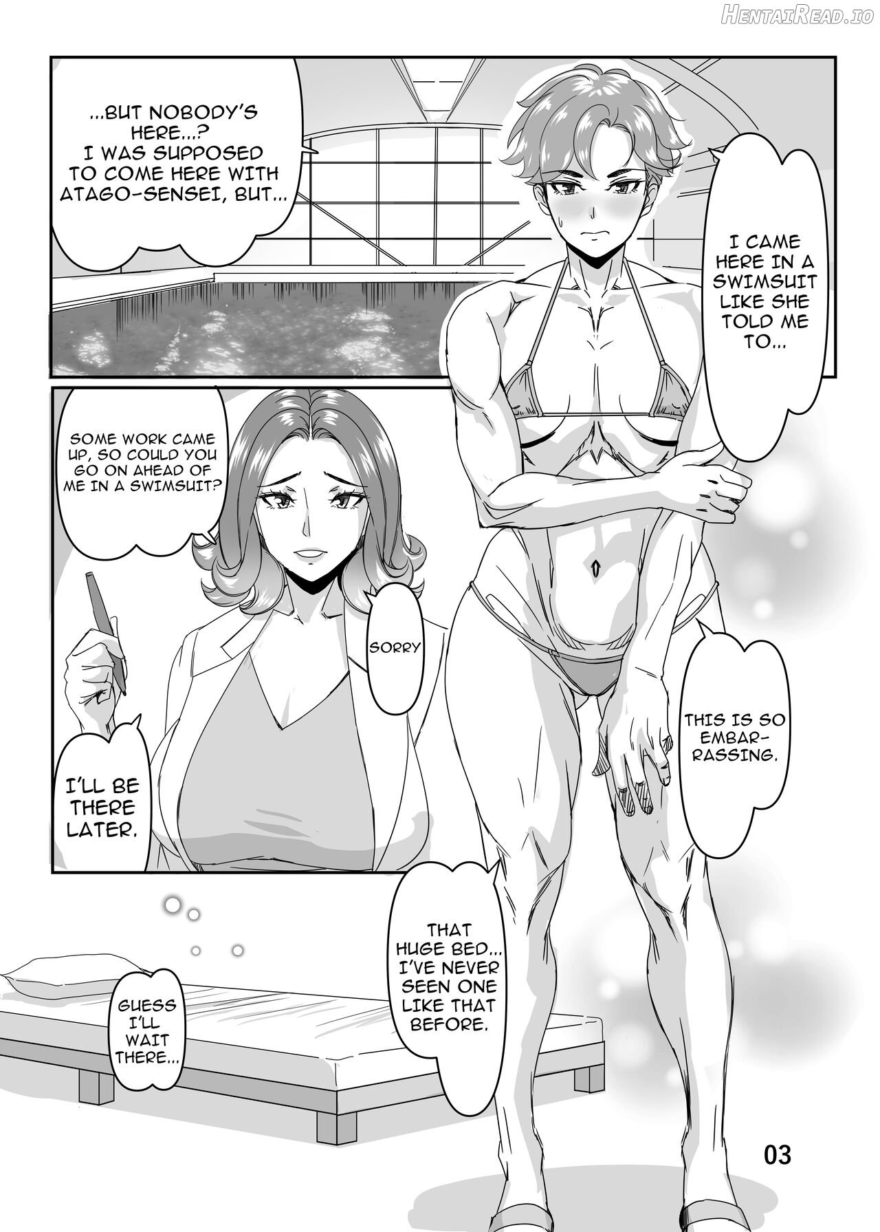 Poolside de Sensei-tachi to Tanoshindemasu 3 Chapter 1 - page 3