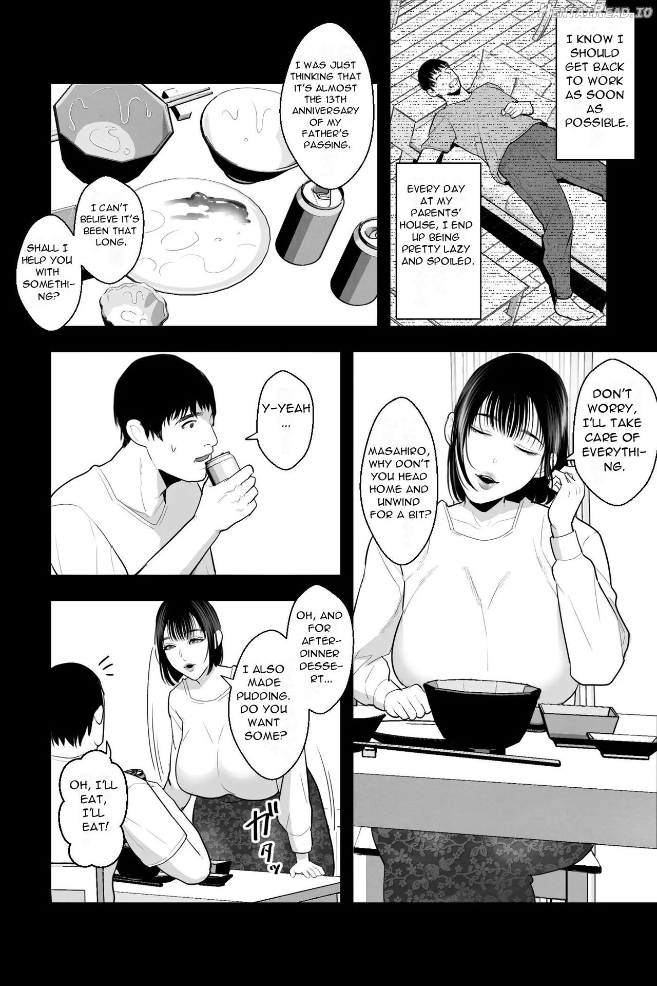 Return to The Womb ~ I'm a NEET, But I'm Soothed By My Busty Mother's Sweet and Creamy Pussy Juices and Baby-Making Sex~ Chapter 1 - page 5