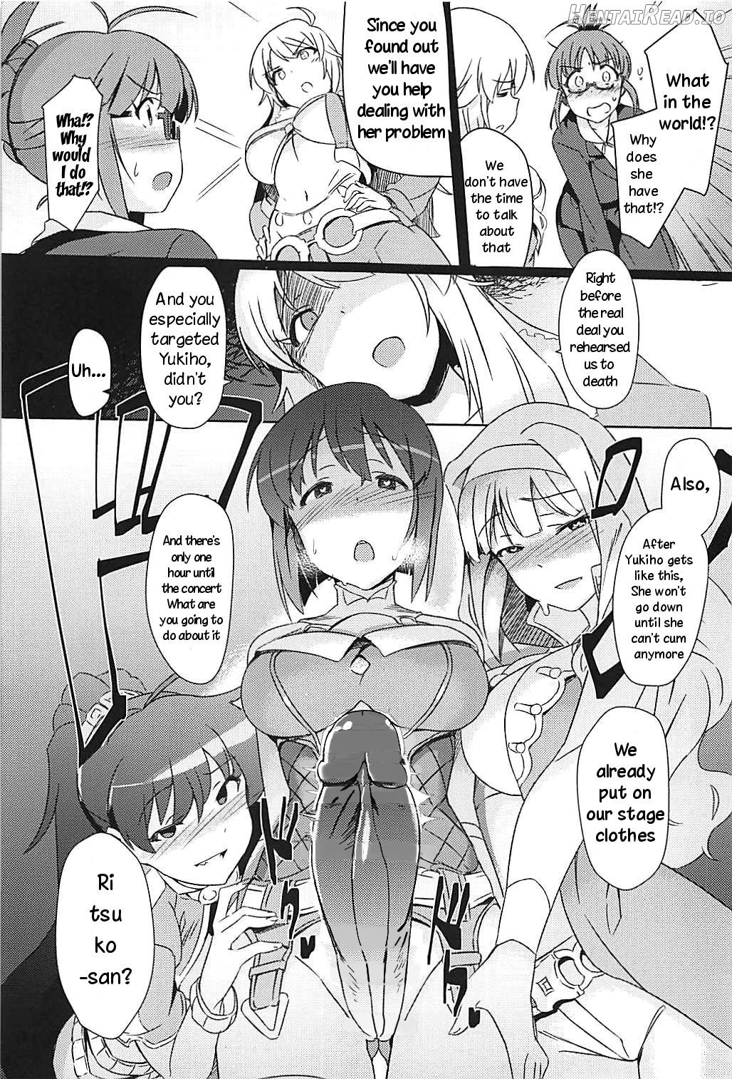 YukiChinpo Futanari Yukiho to Ritsuko ga Lesson Suru Hon Chapter 1 - page 9