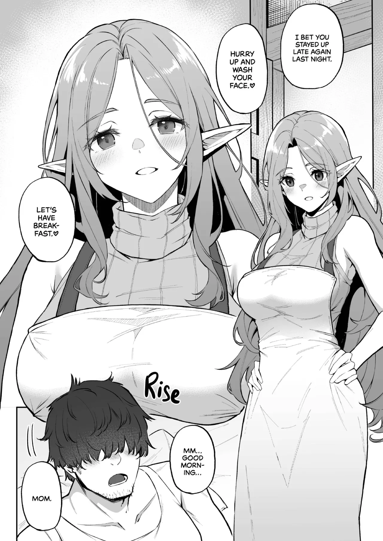 Tensei Shitara Kahogo na Elf-san ni Hirowareta Ken Chapter 1 - page 3